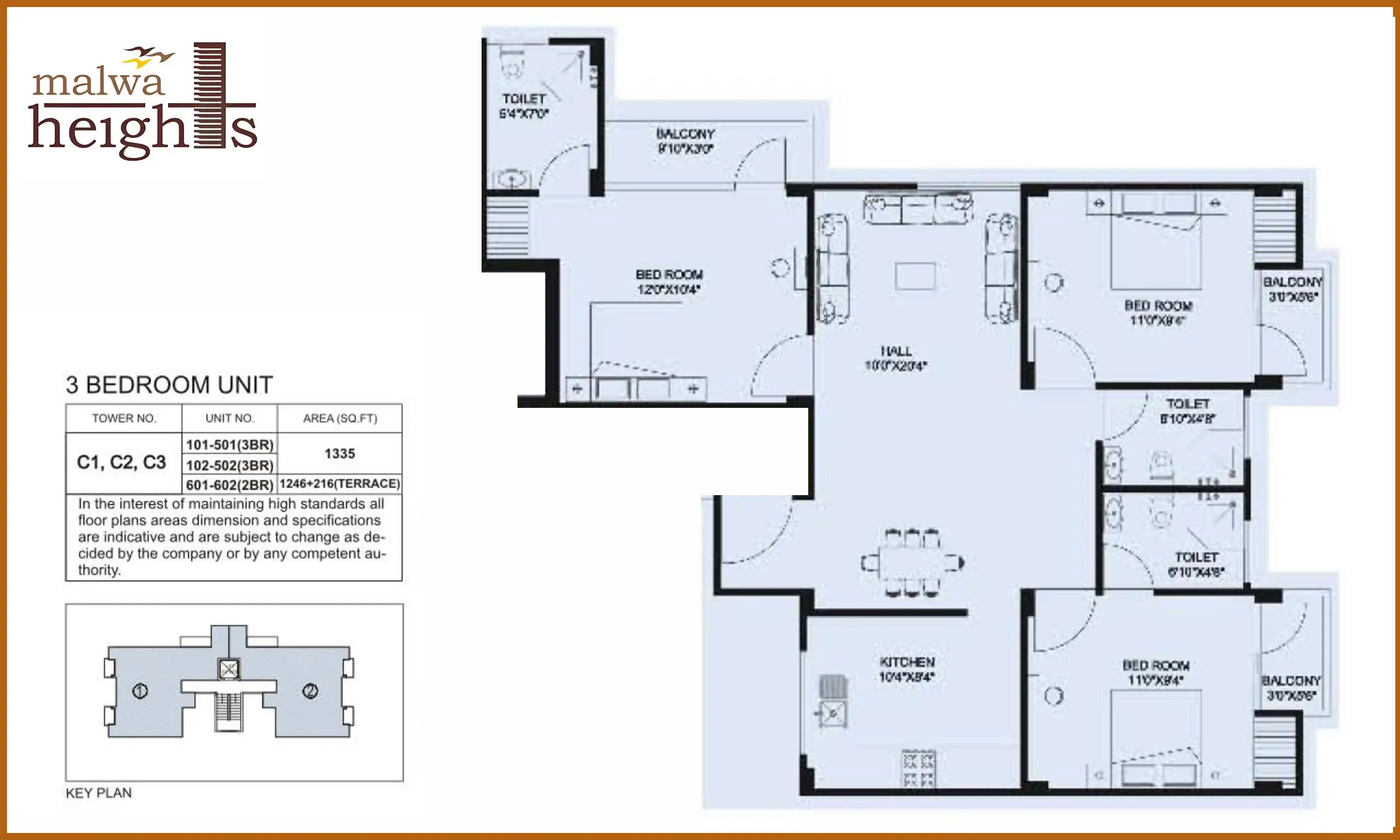 1246 Sqft