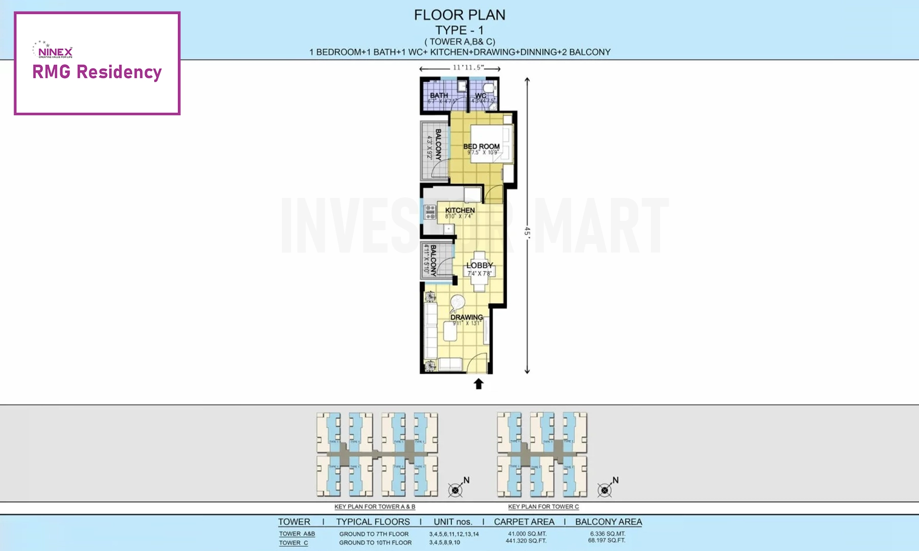 441 Sqft