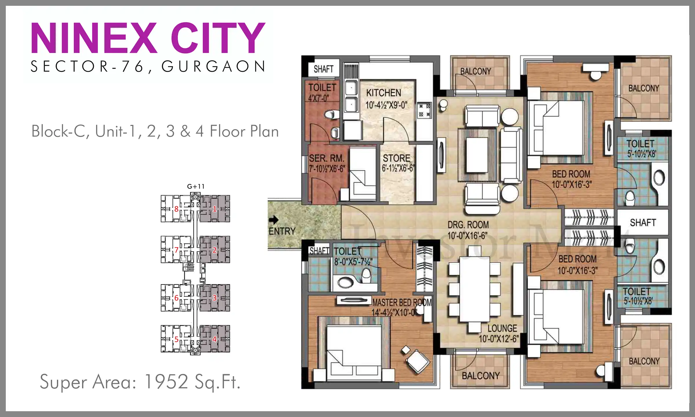 1952 Sqft