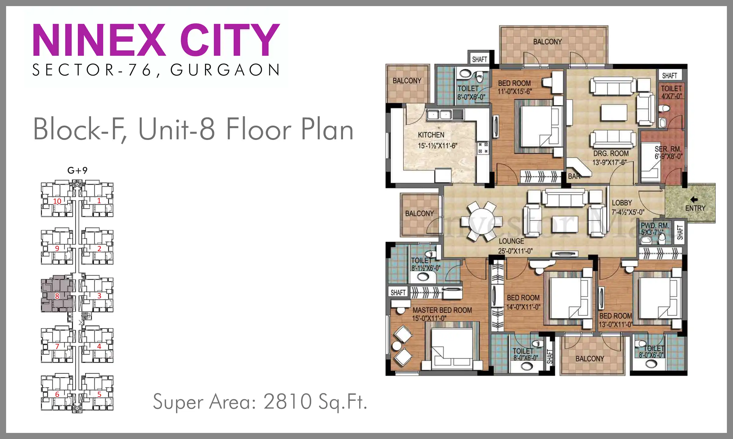2810 Sqft