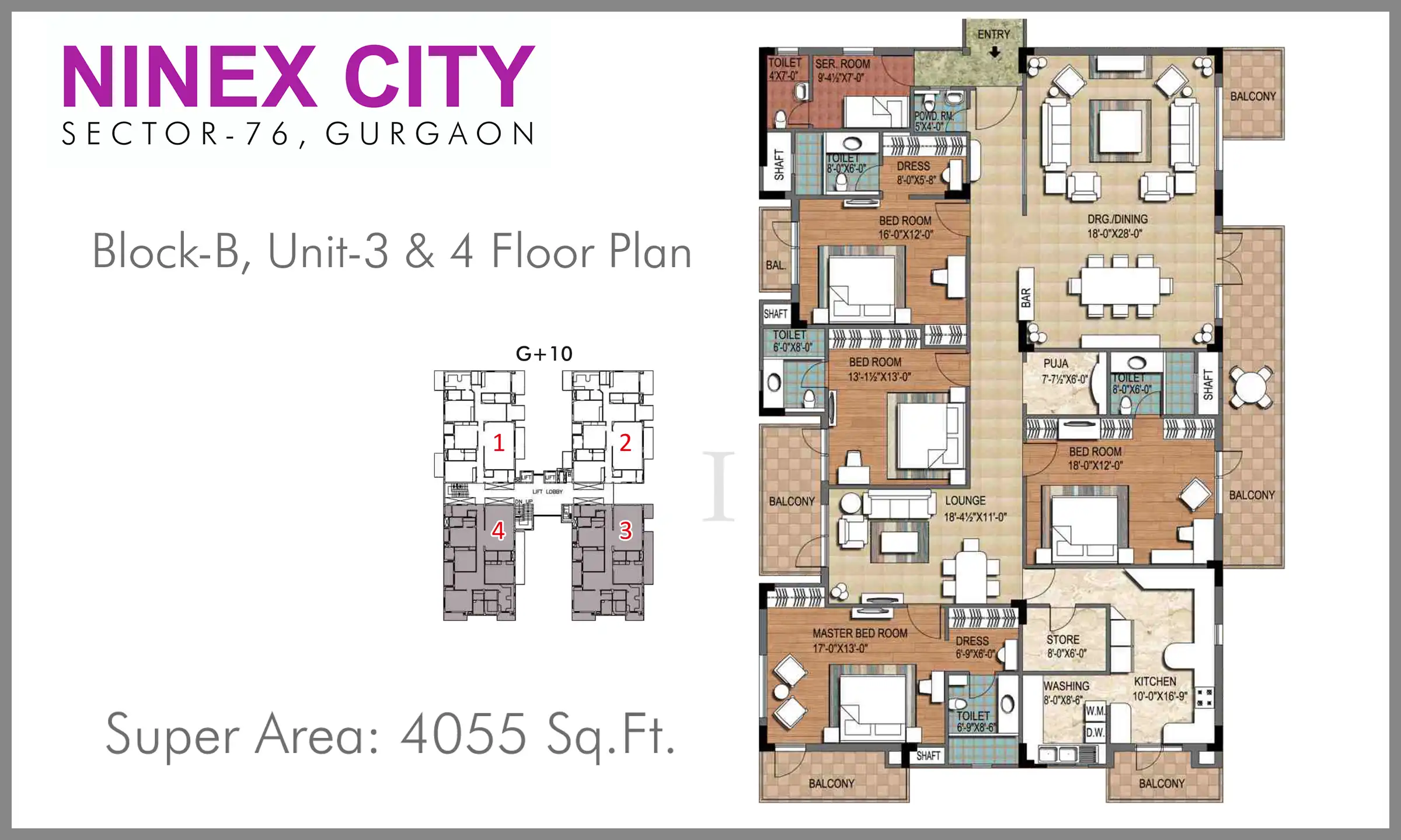 4055 Sqft