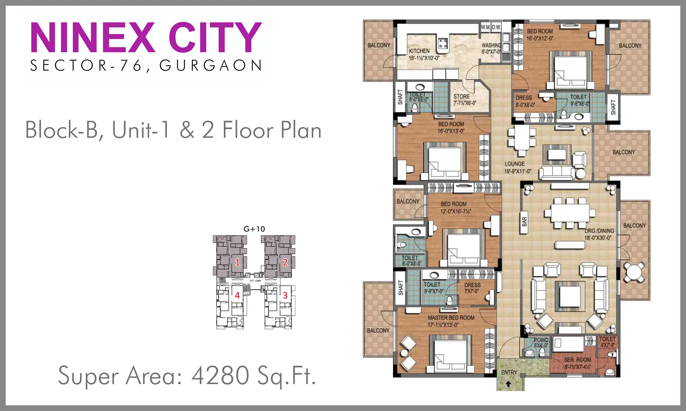 4280 Sqft