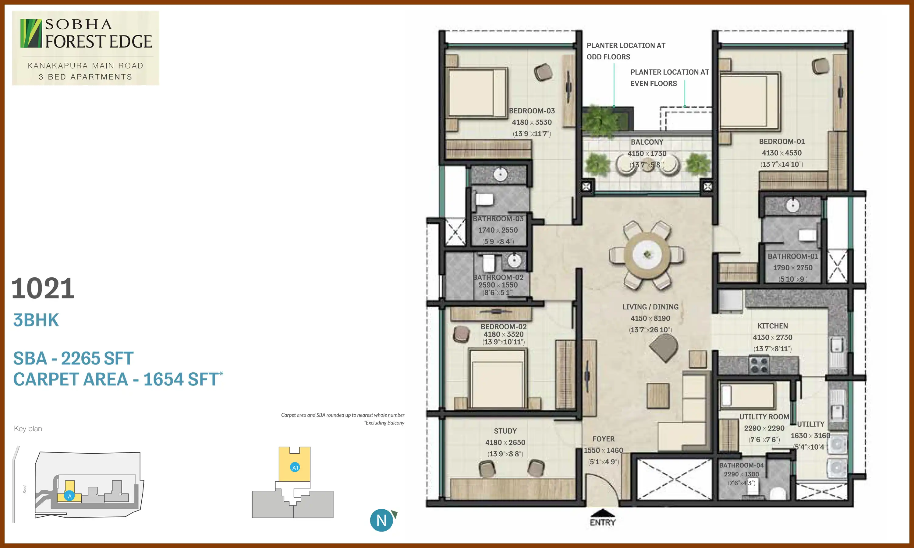 2265 Sqft