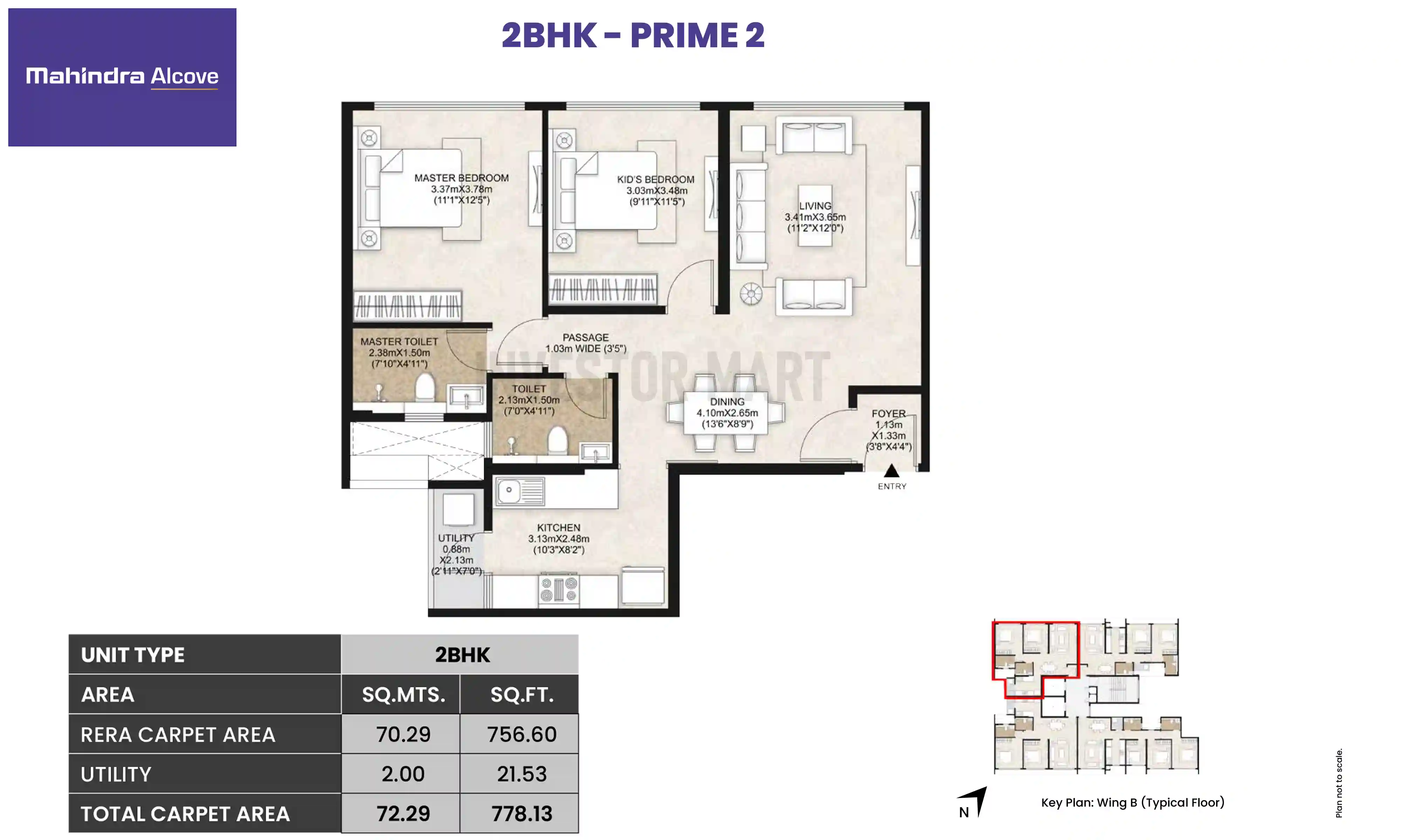 778 Sqft