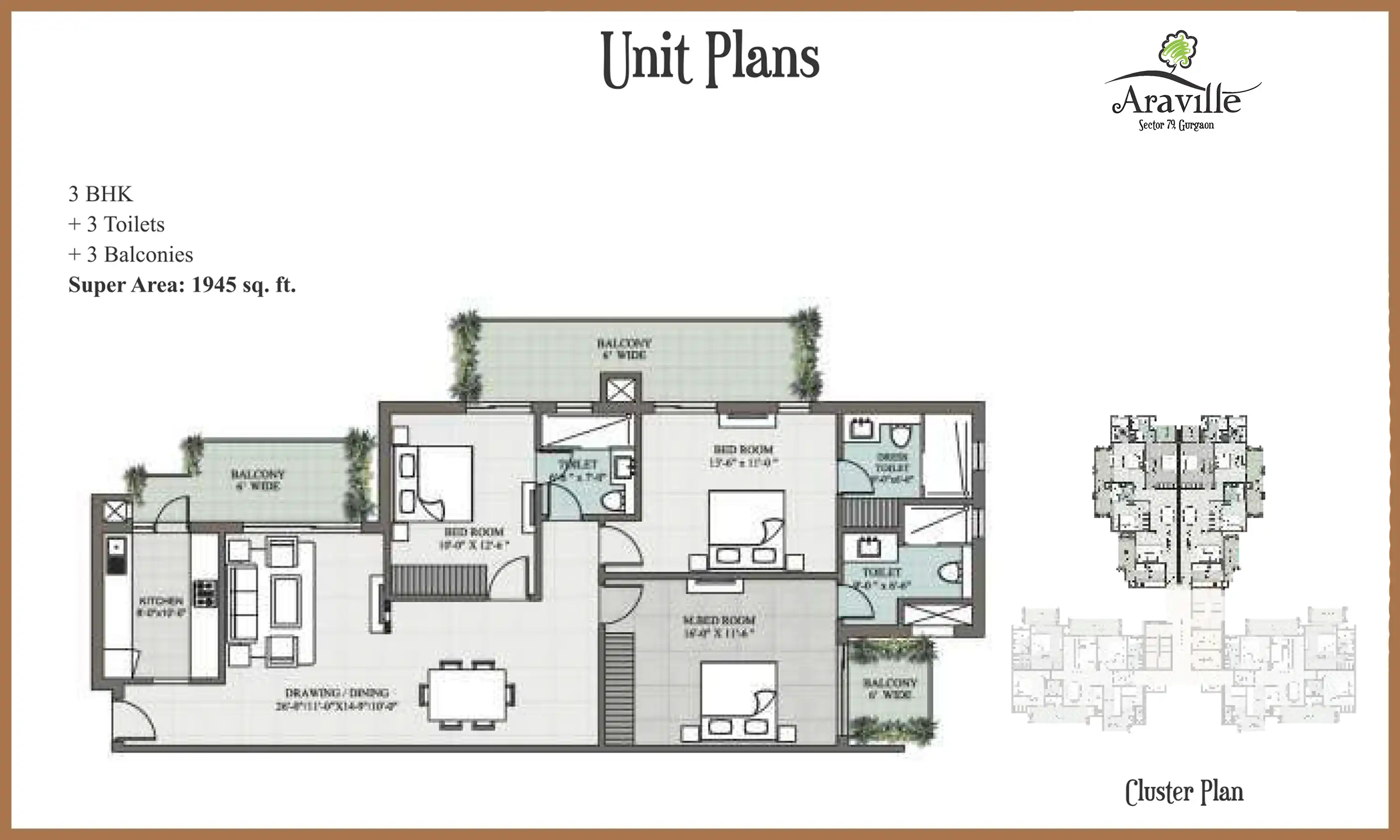 1945 Sqft