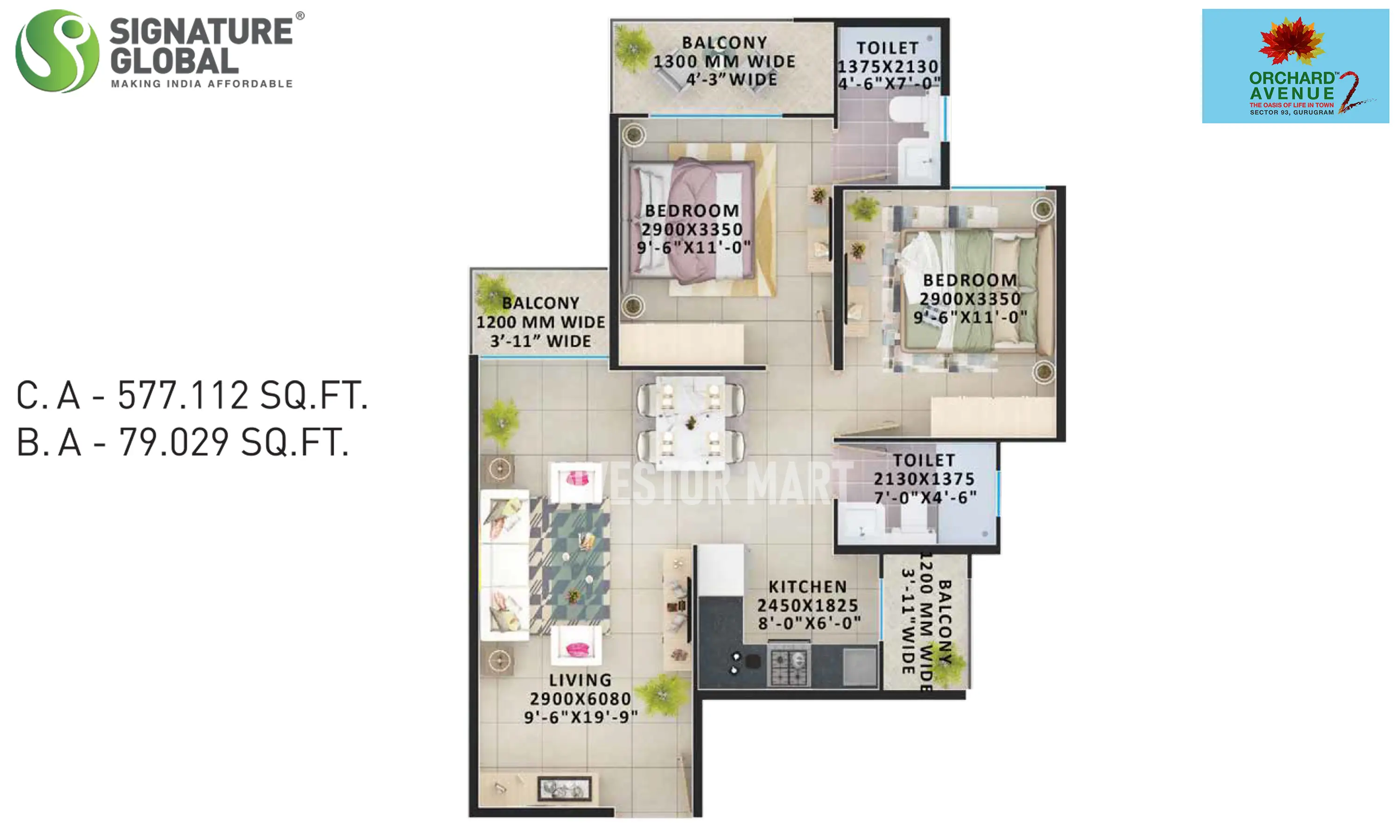 656 Sqft