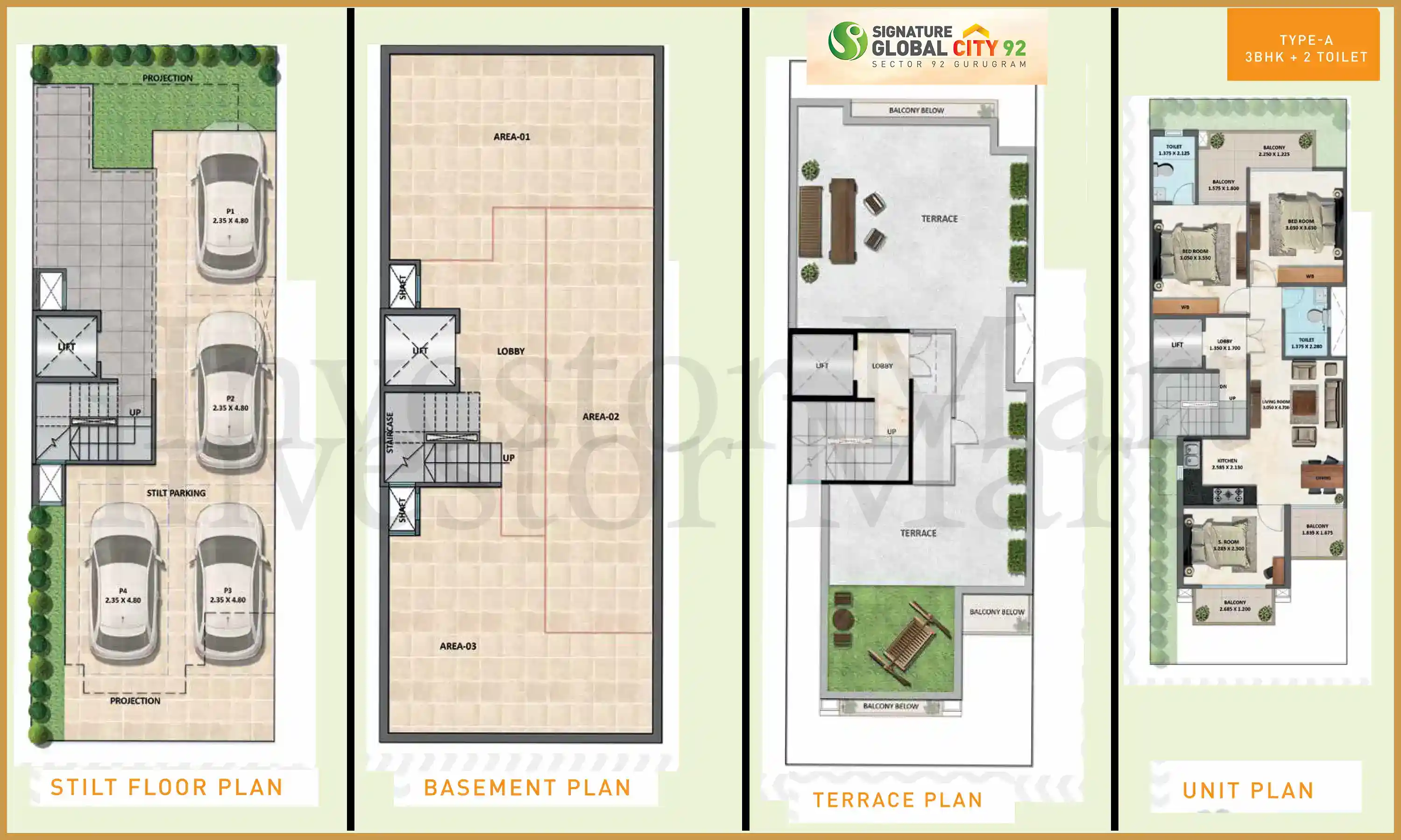 1091 Sqft