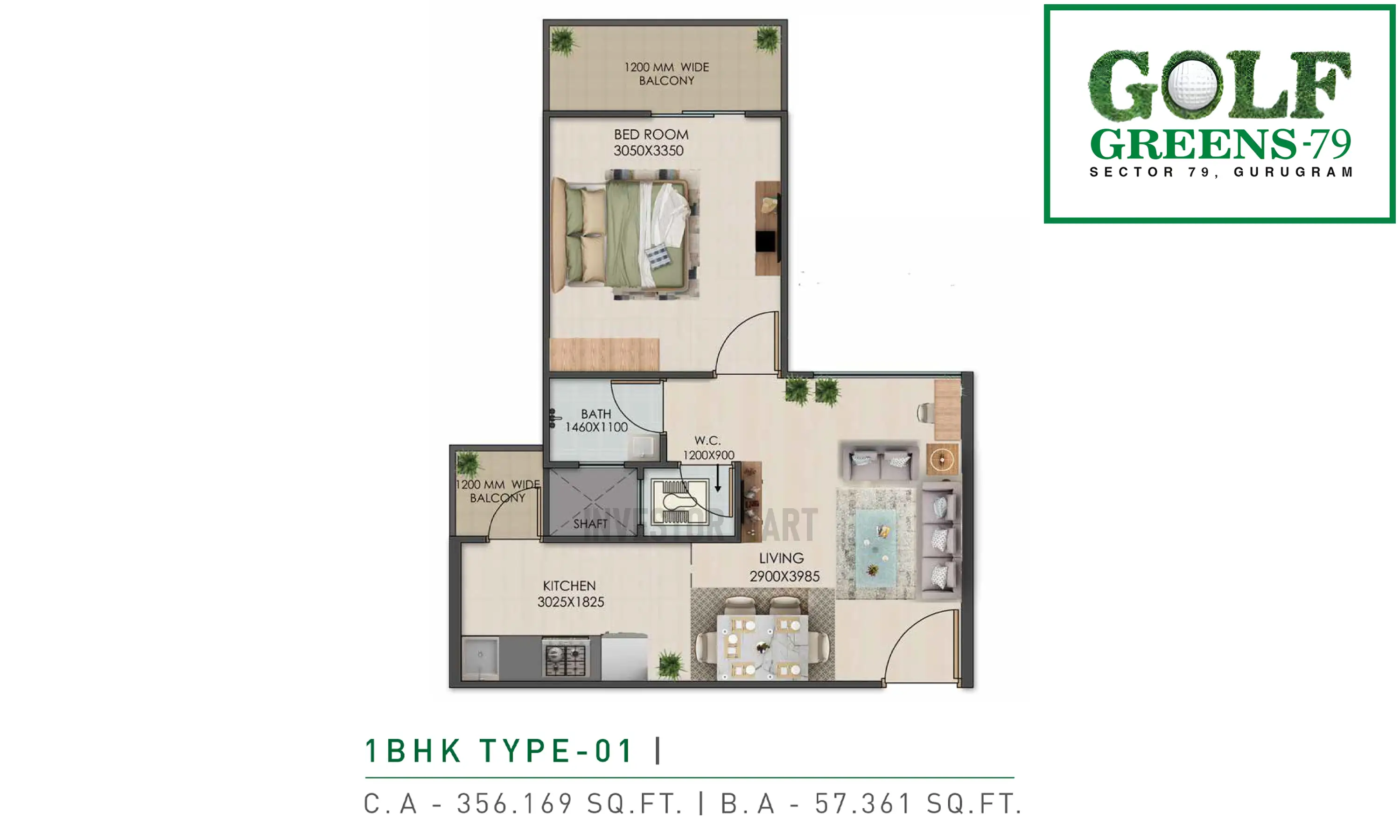 356 Sqft