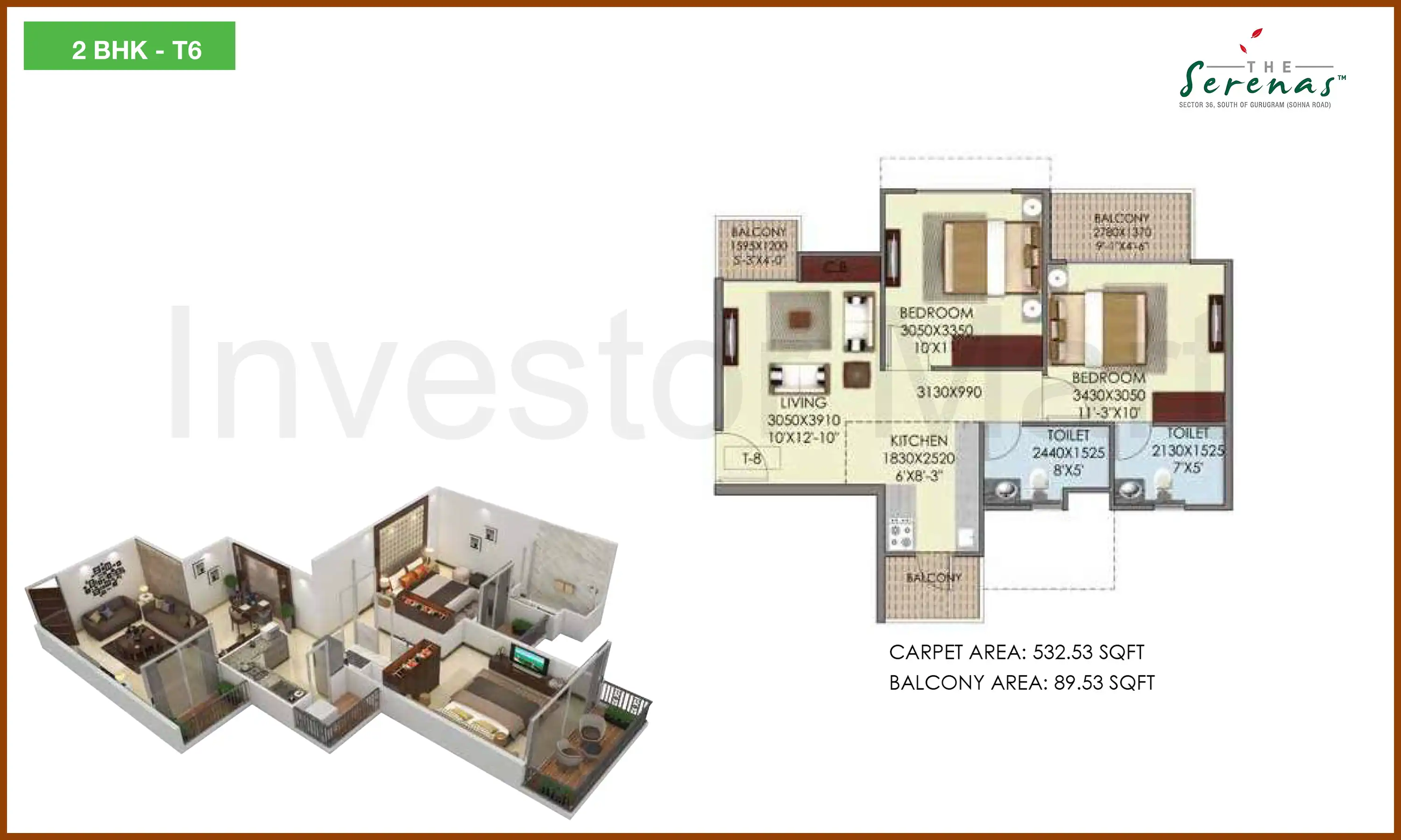 533 Sqft