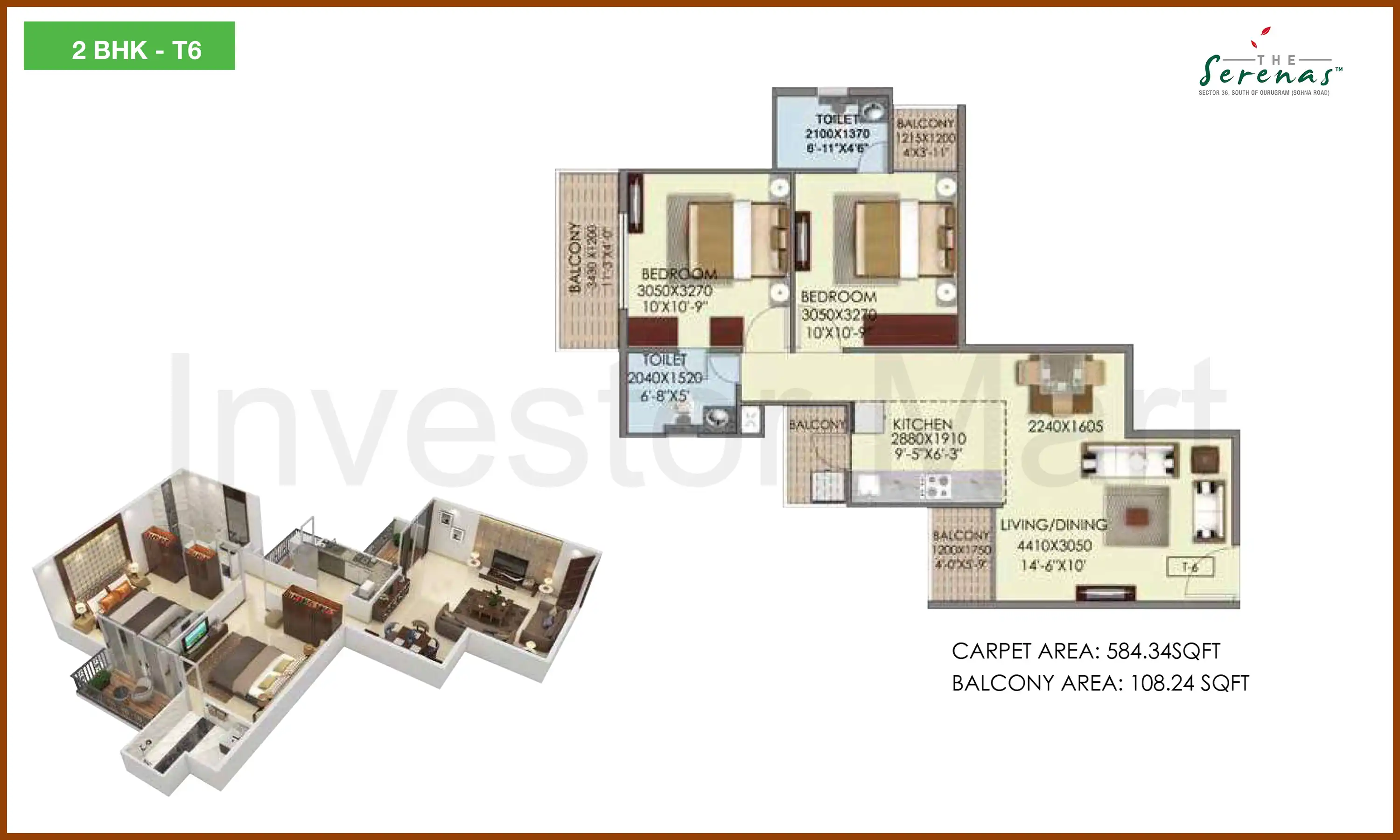 585 Sqft