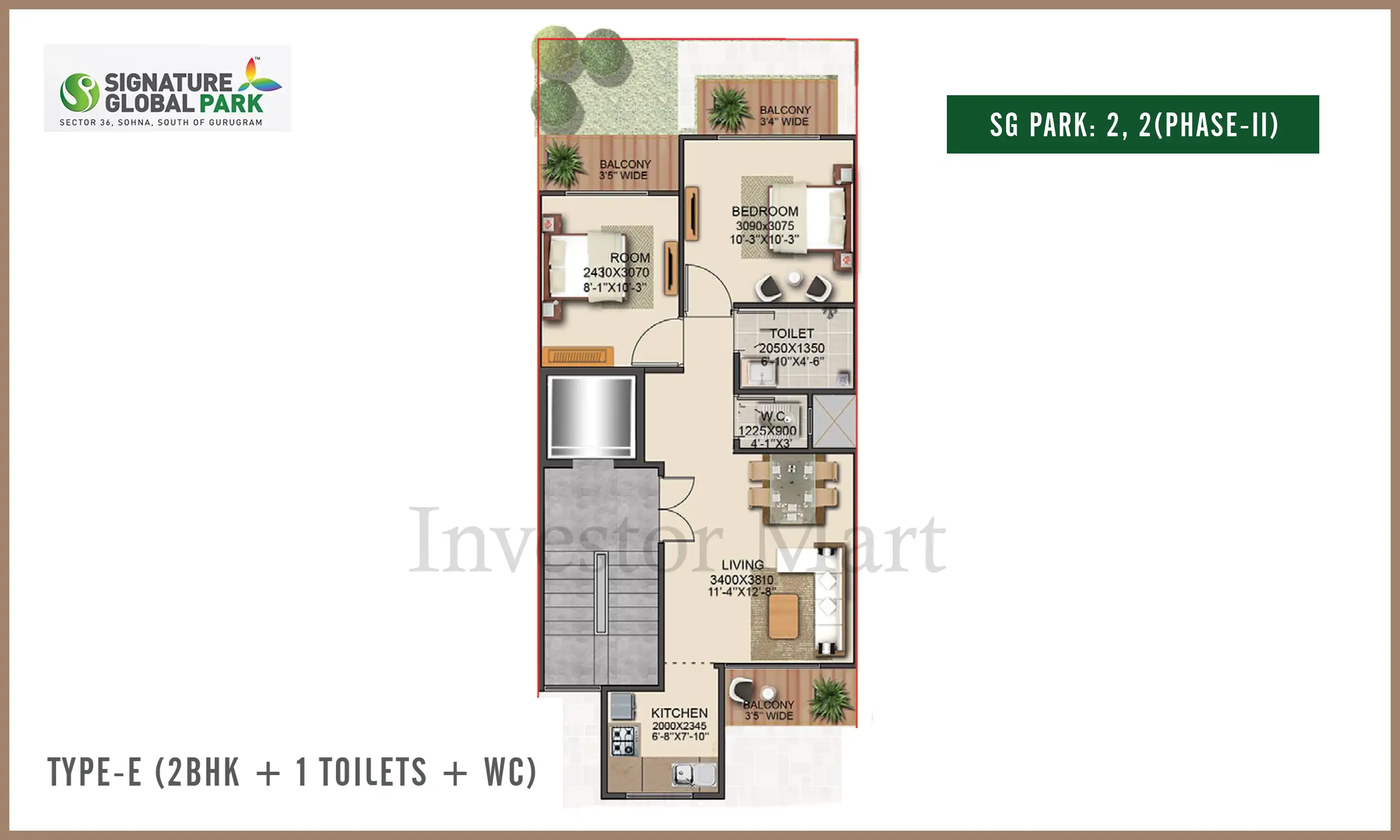 865 Sqft