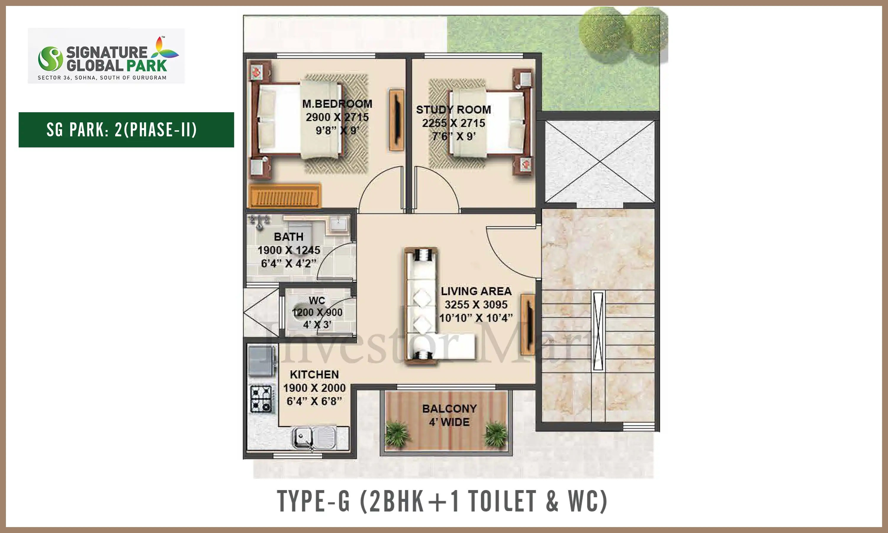 894 Sqft