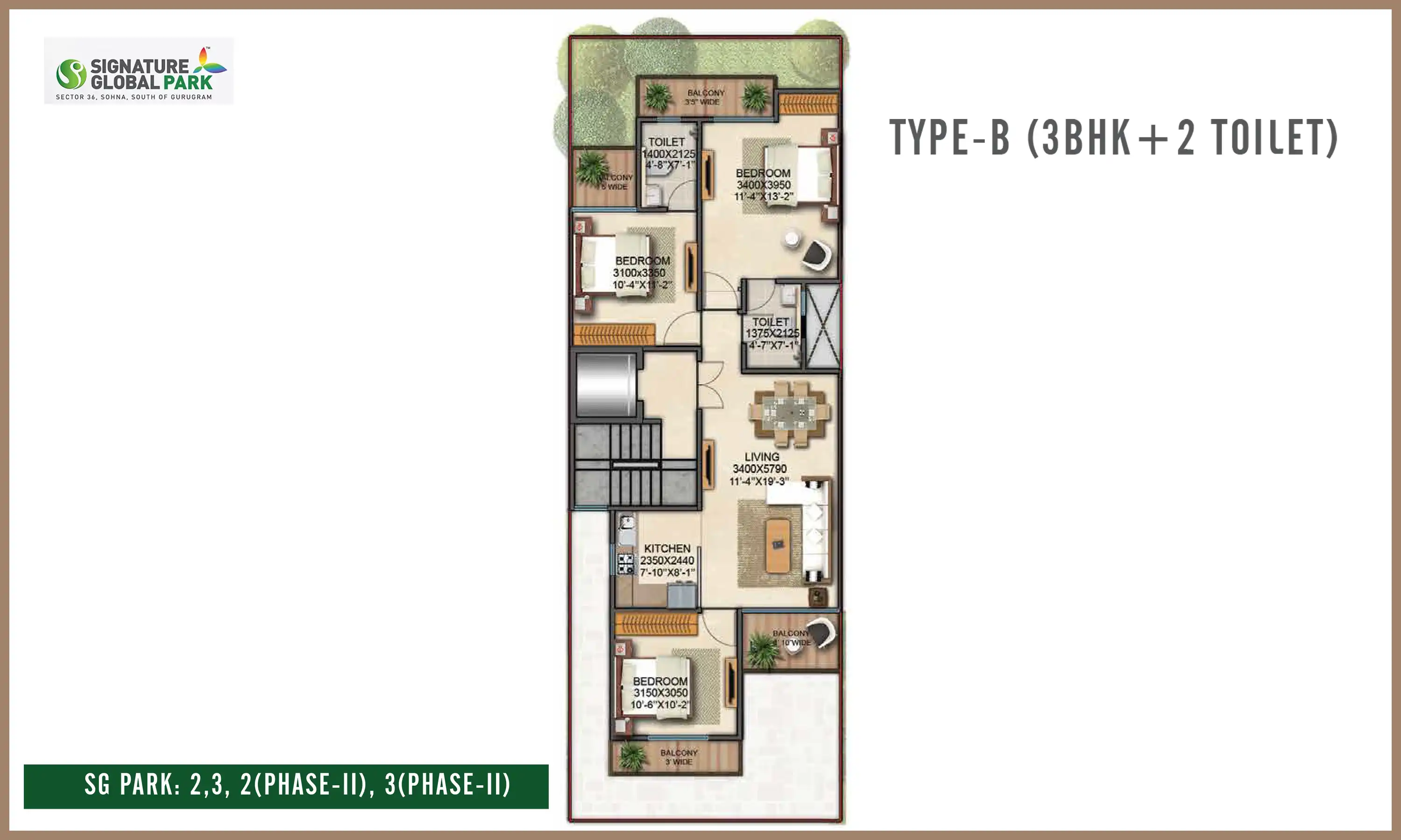 1081 Sqft