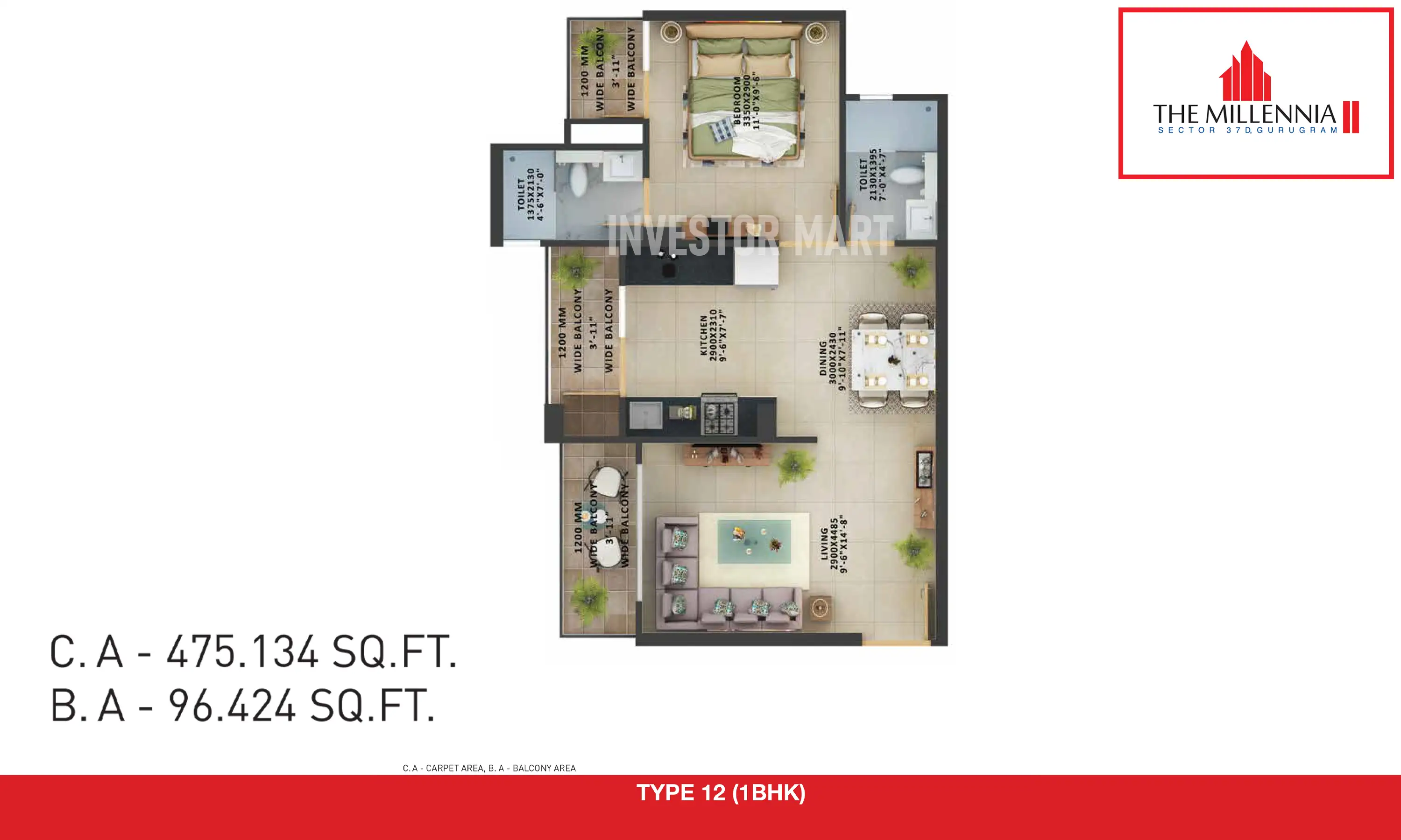 475 Sqft