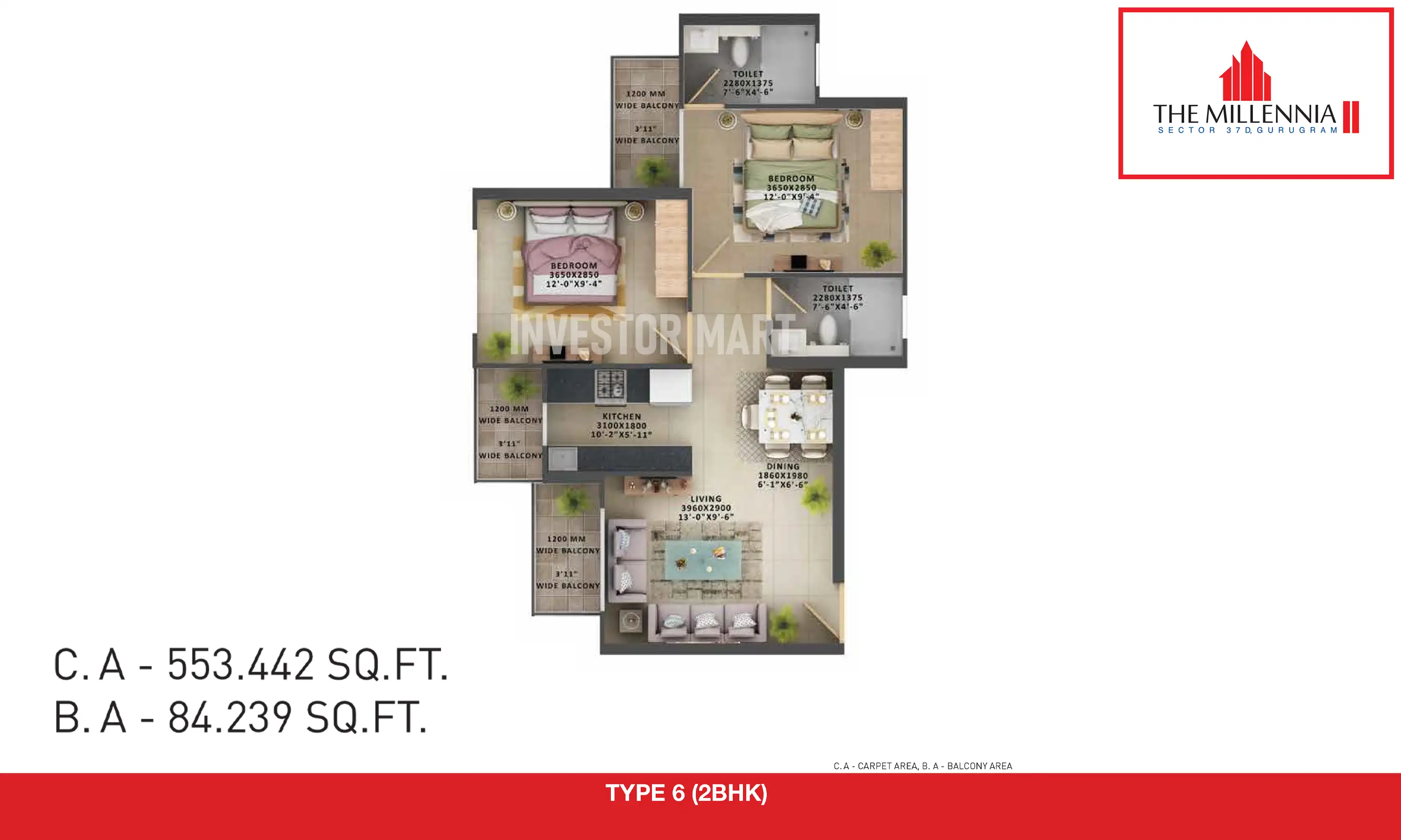 553 Sqft