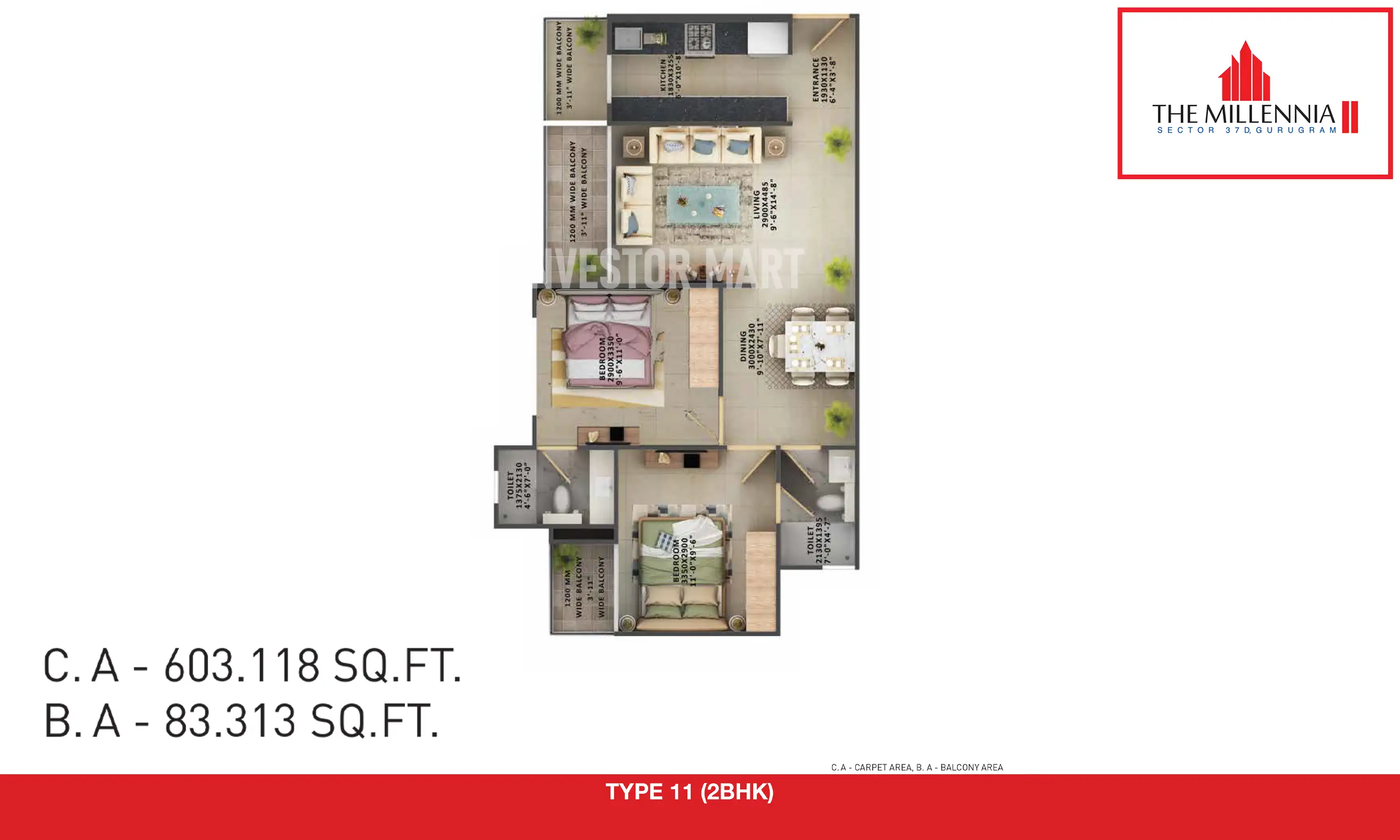 603 Sqft