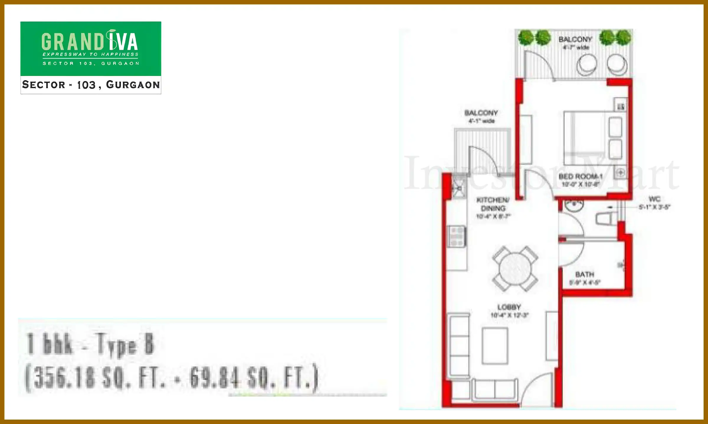 356 Sqft