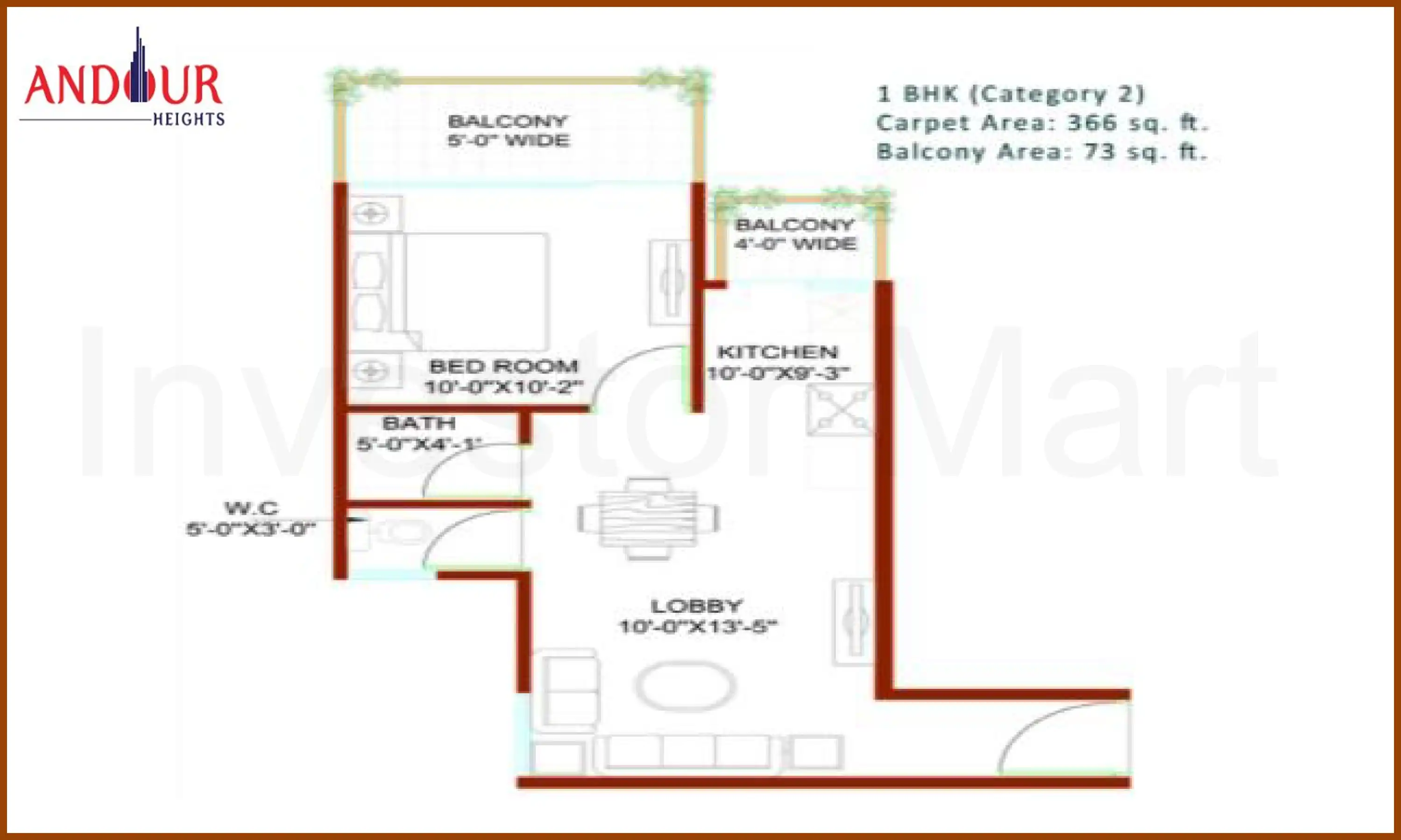 366 Sqft