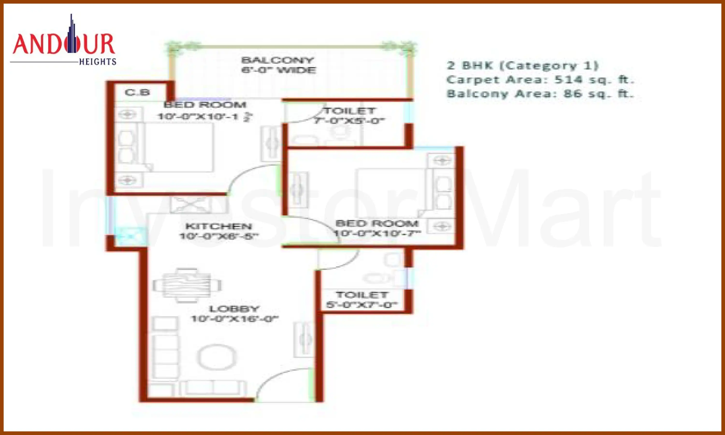 514 Sqft