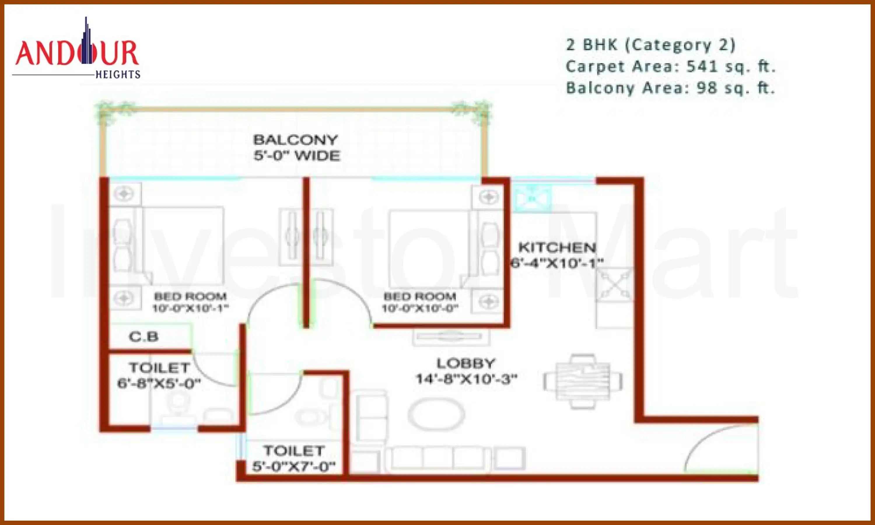 541 Sqft