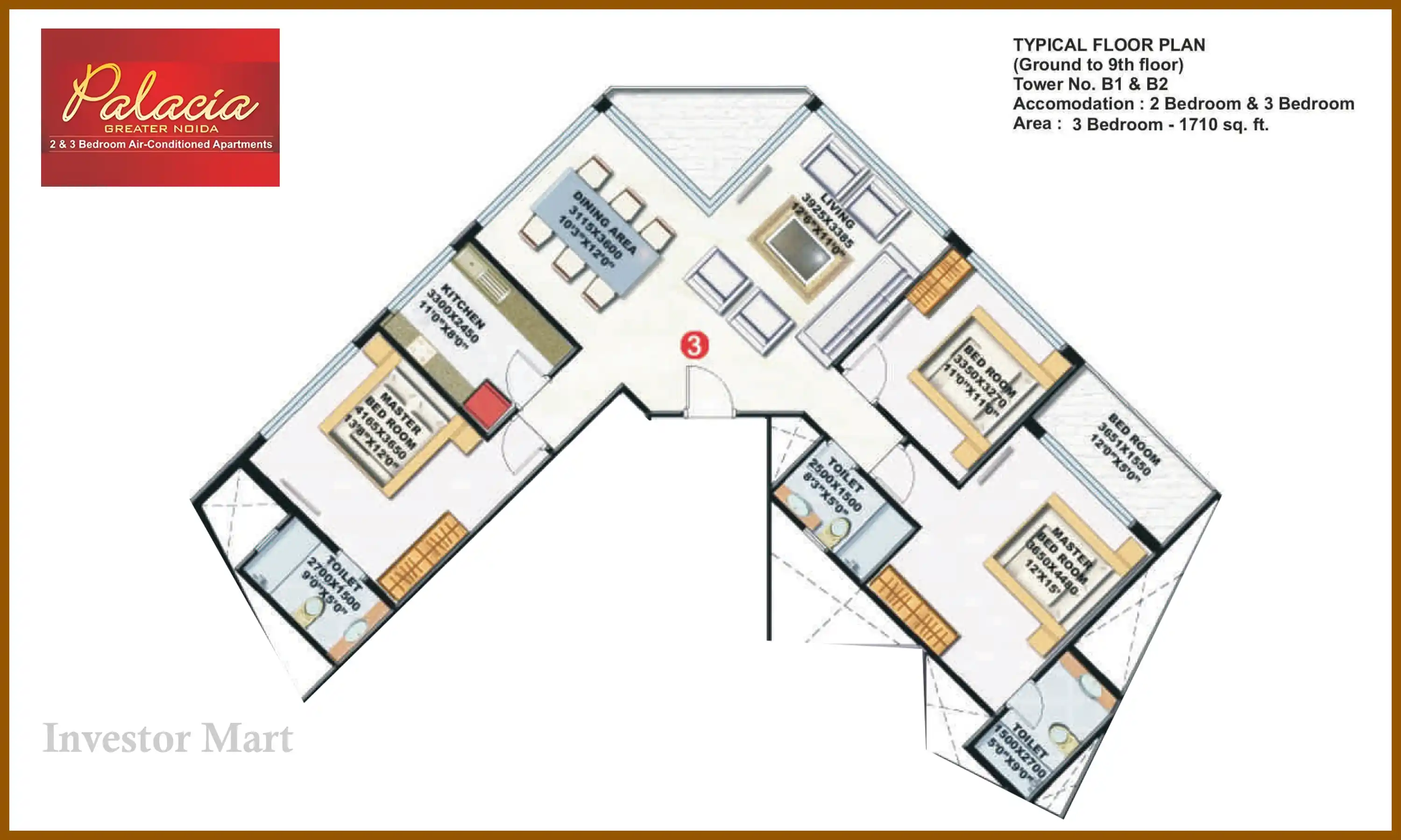 1710 Sqft