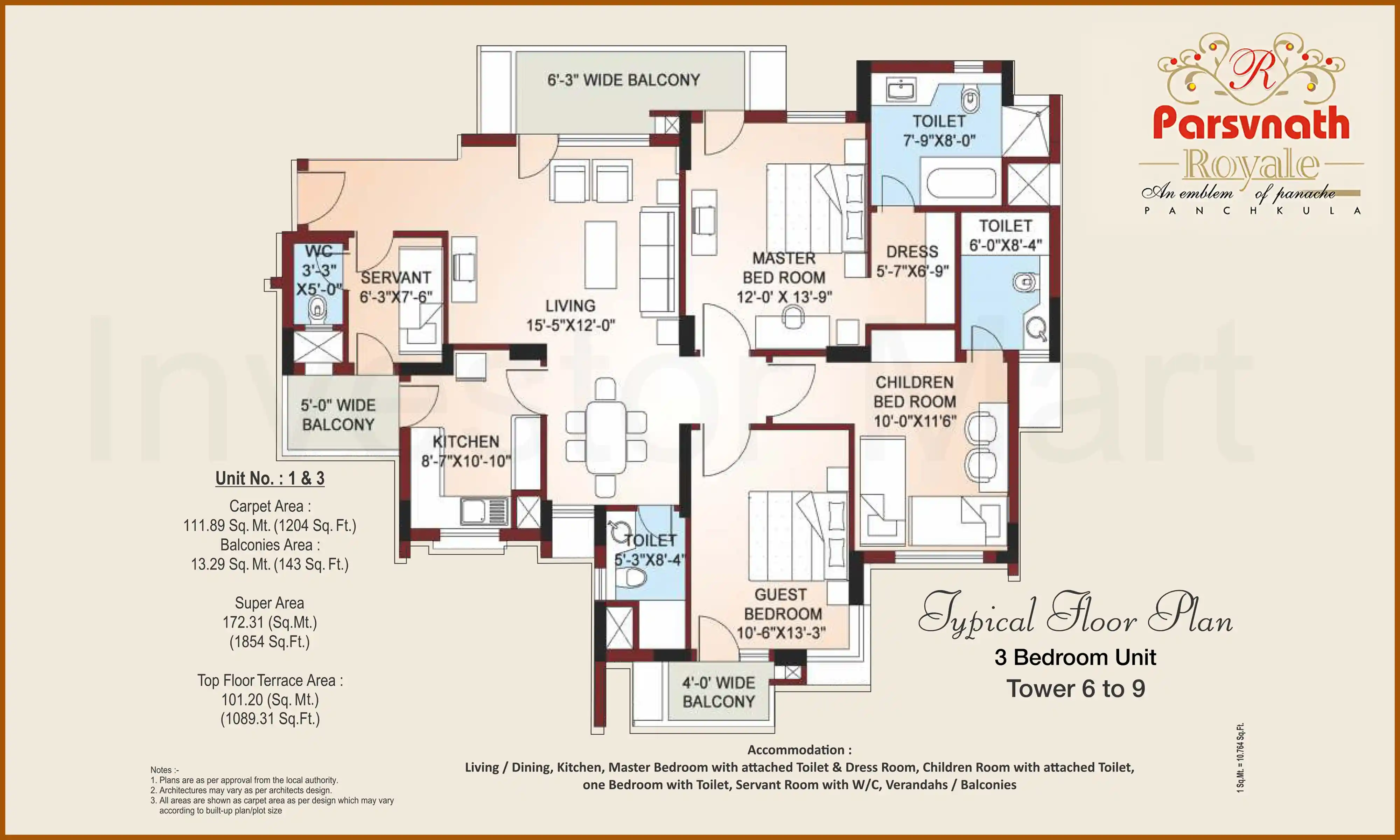 1854 Sqft