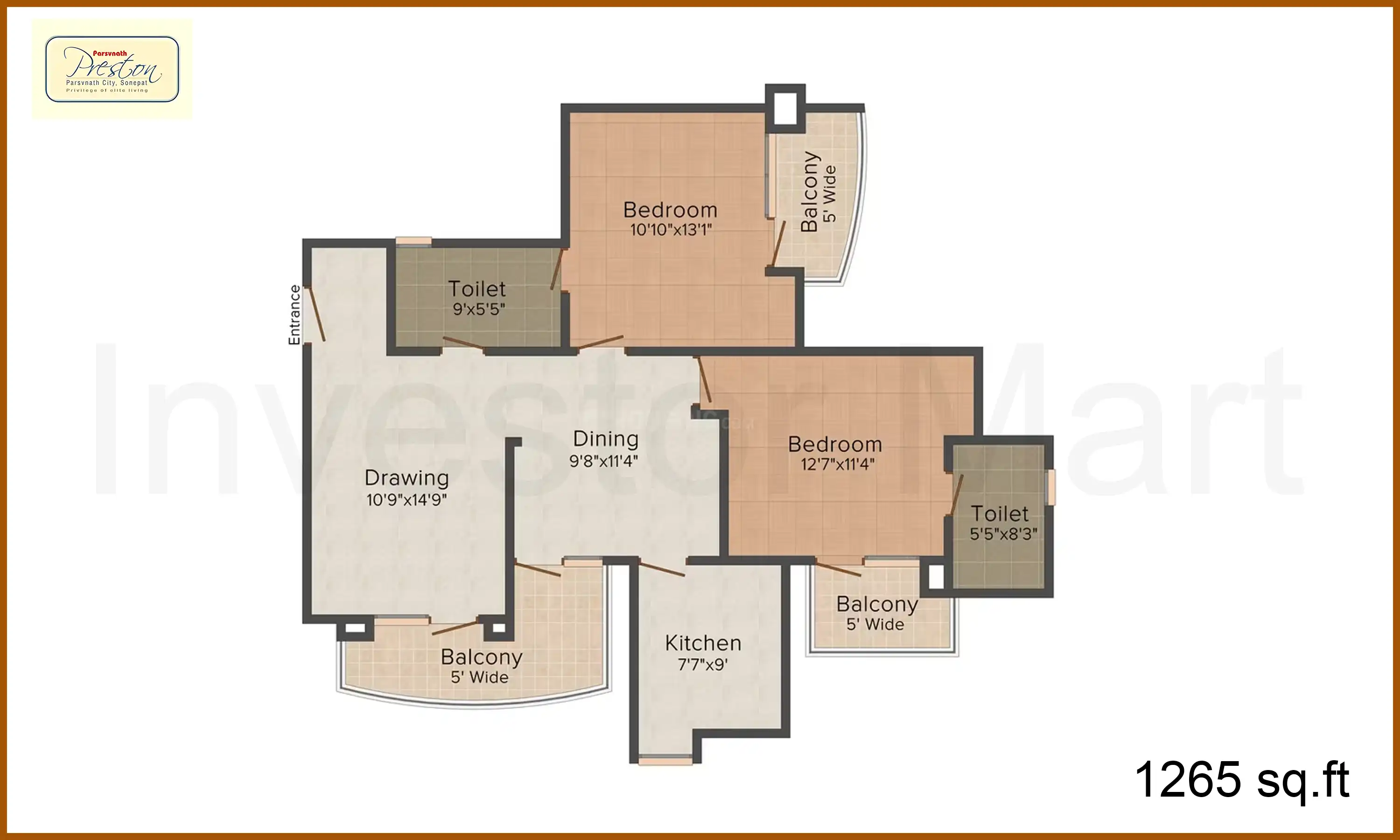 1265 Sqft