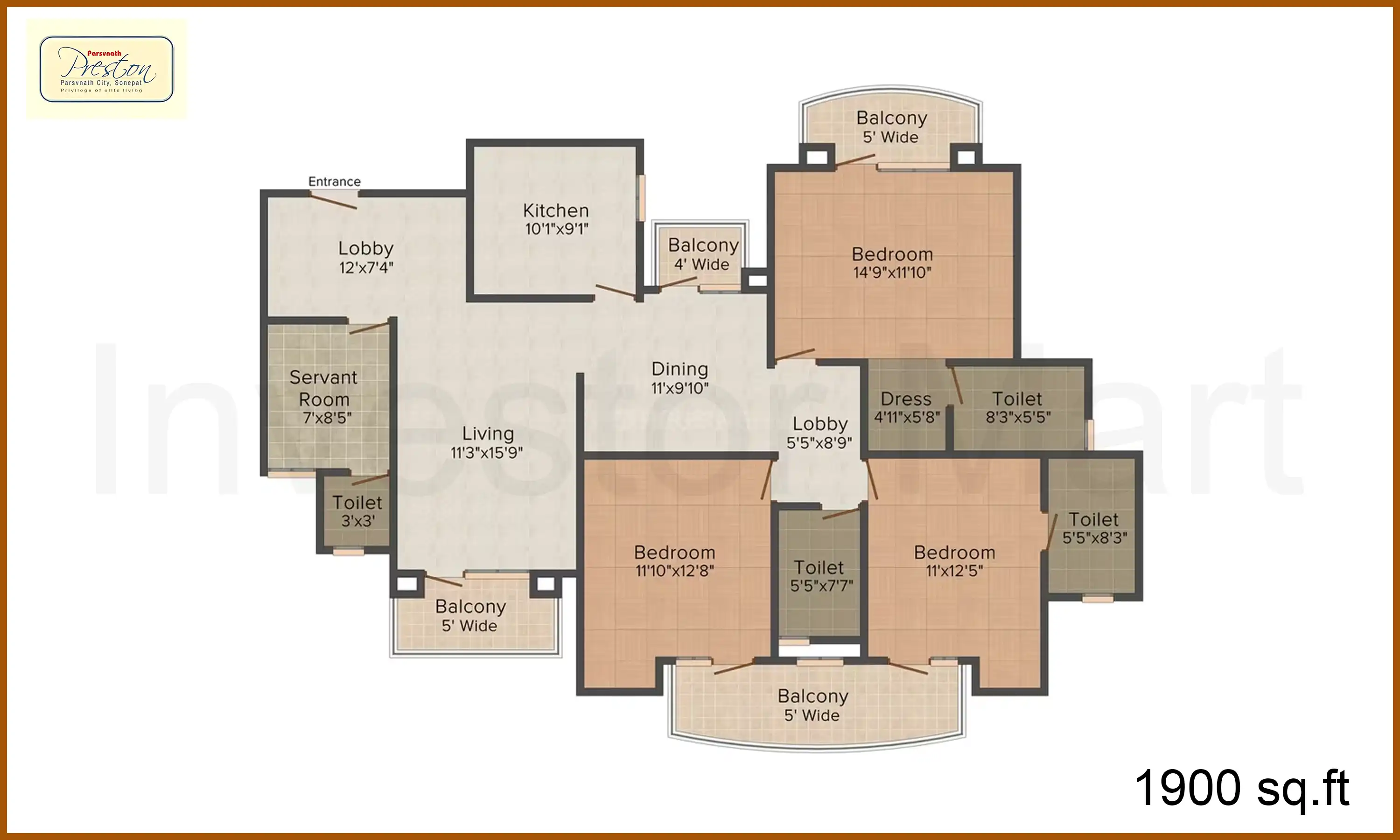1900 Sqft