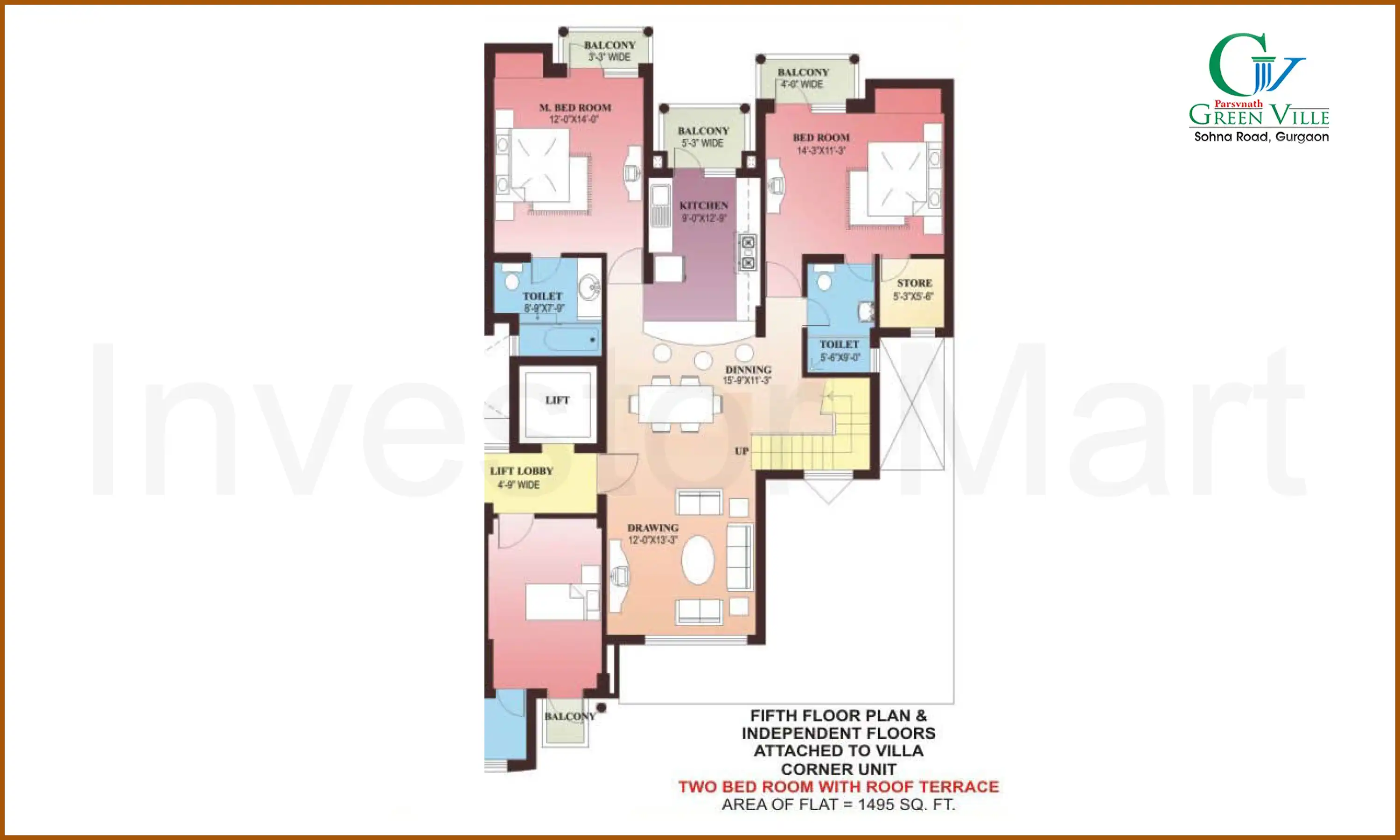 1495 Sqft