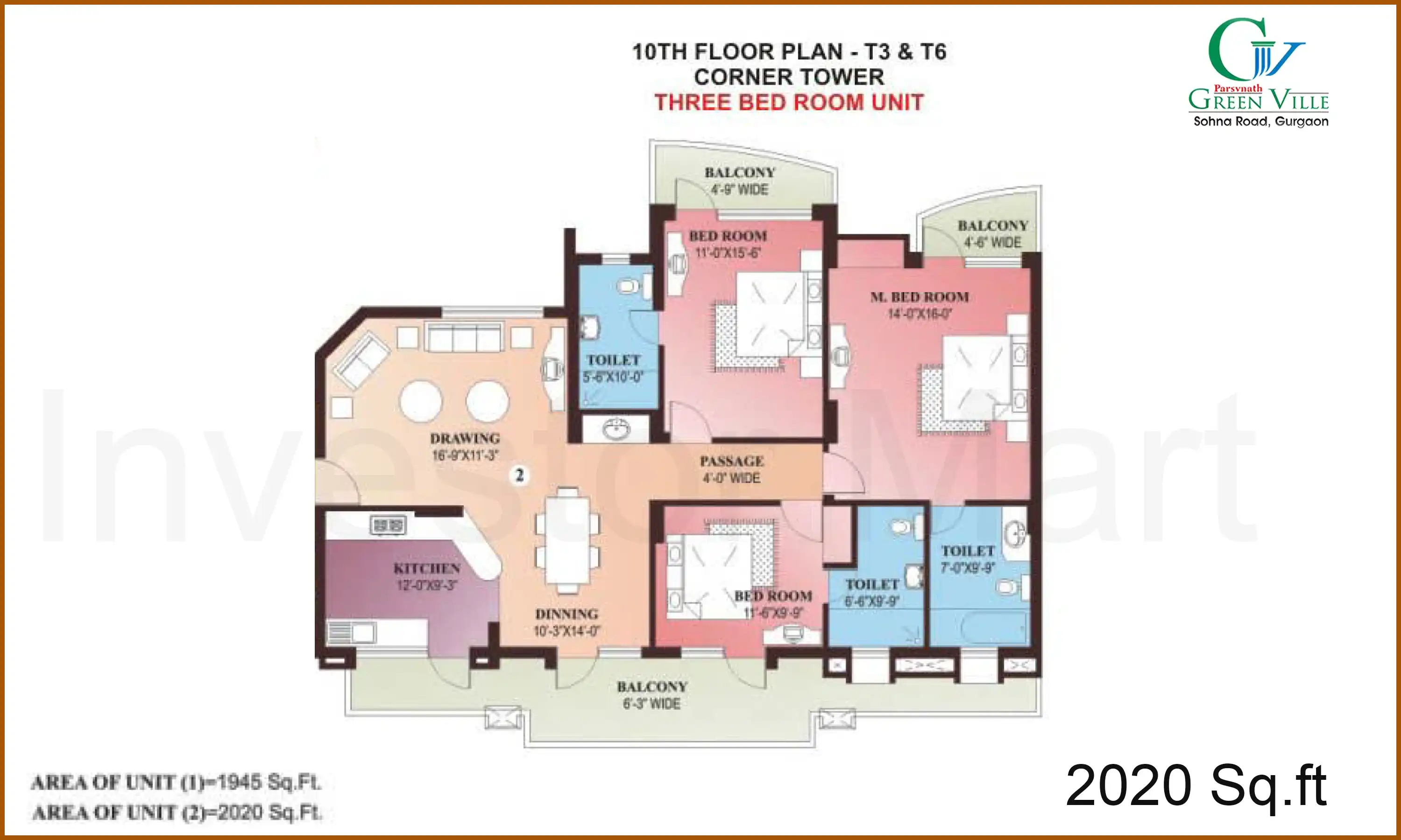 2020 Sqft