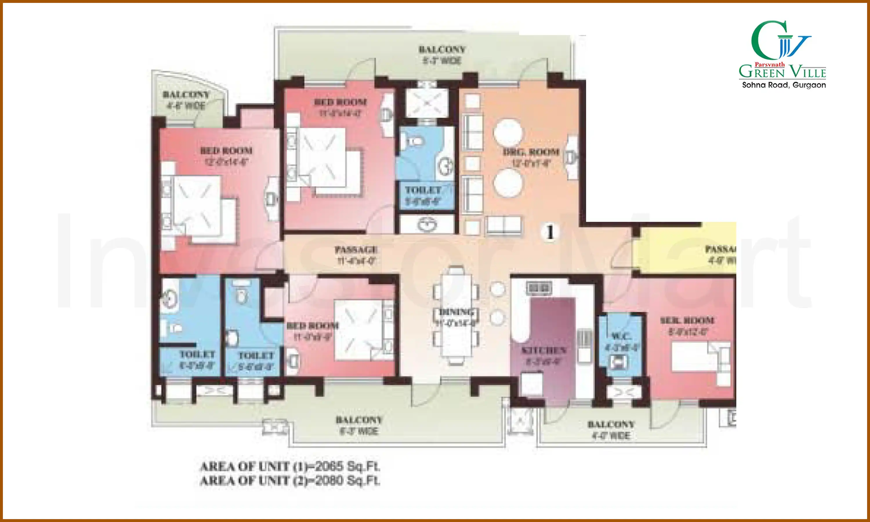 2065 Sqft