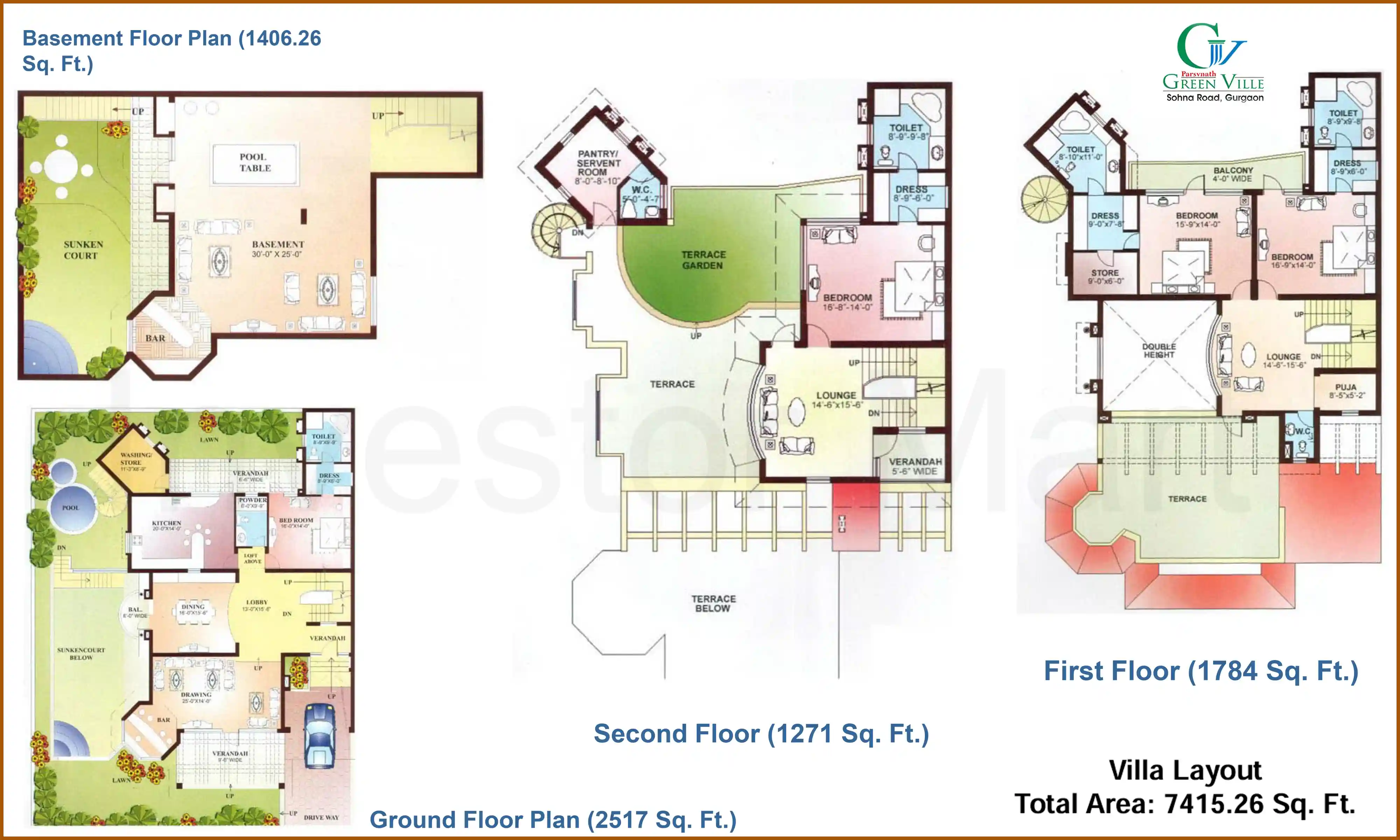 7416 Sqft