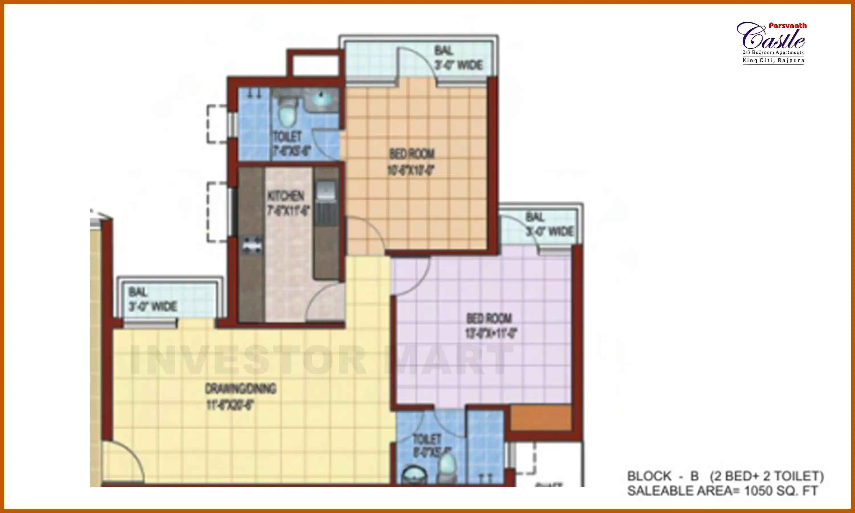 1050 Sqft