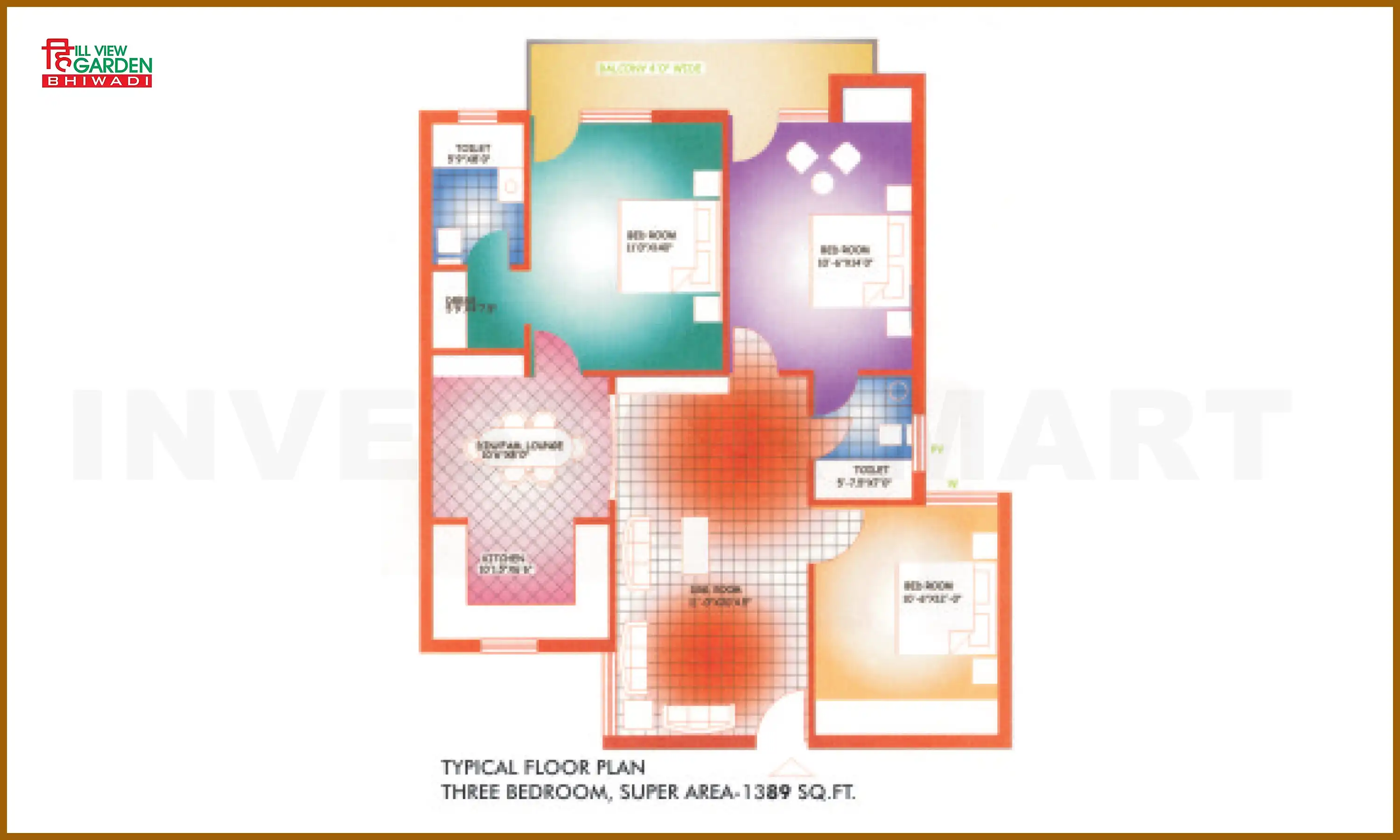 1389 Sqft