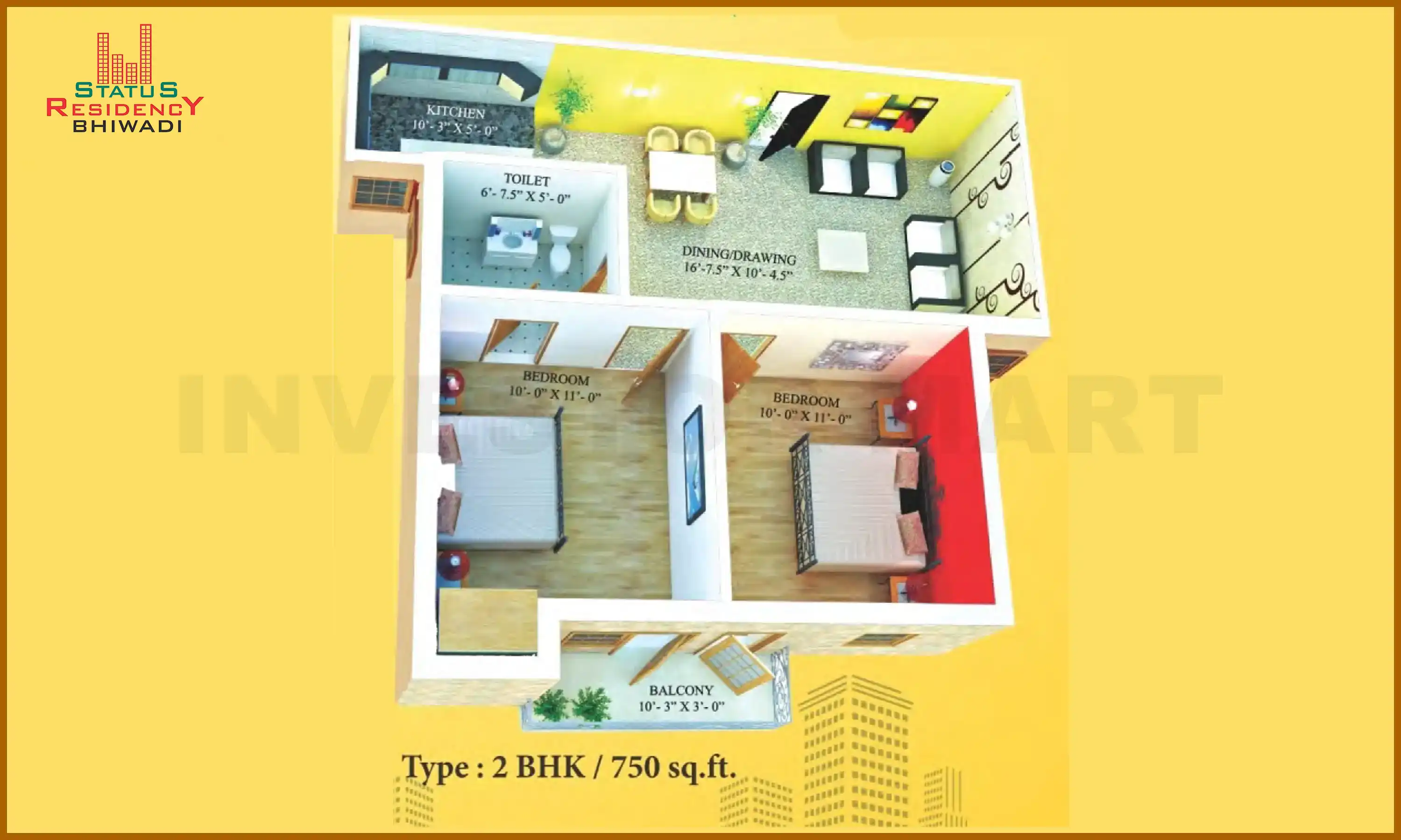 750 Sqft