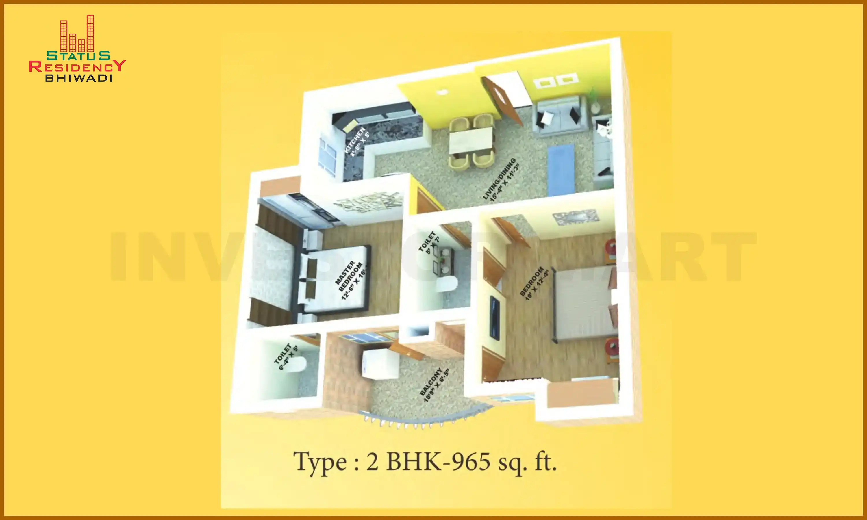 965 Sqft