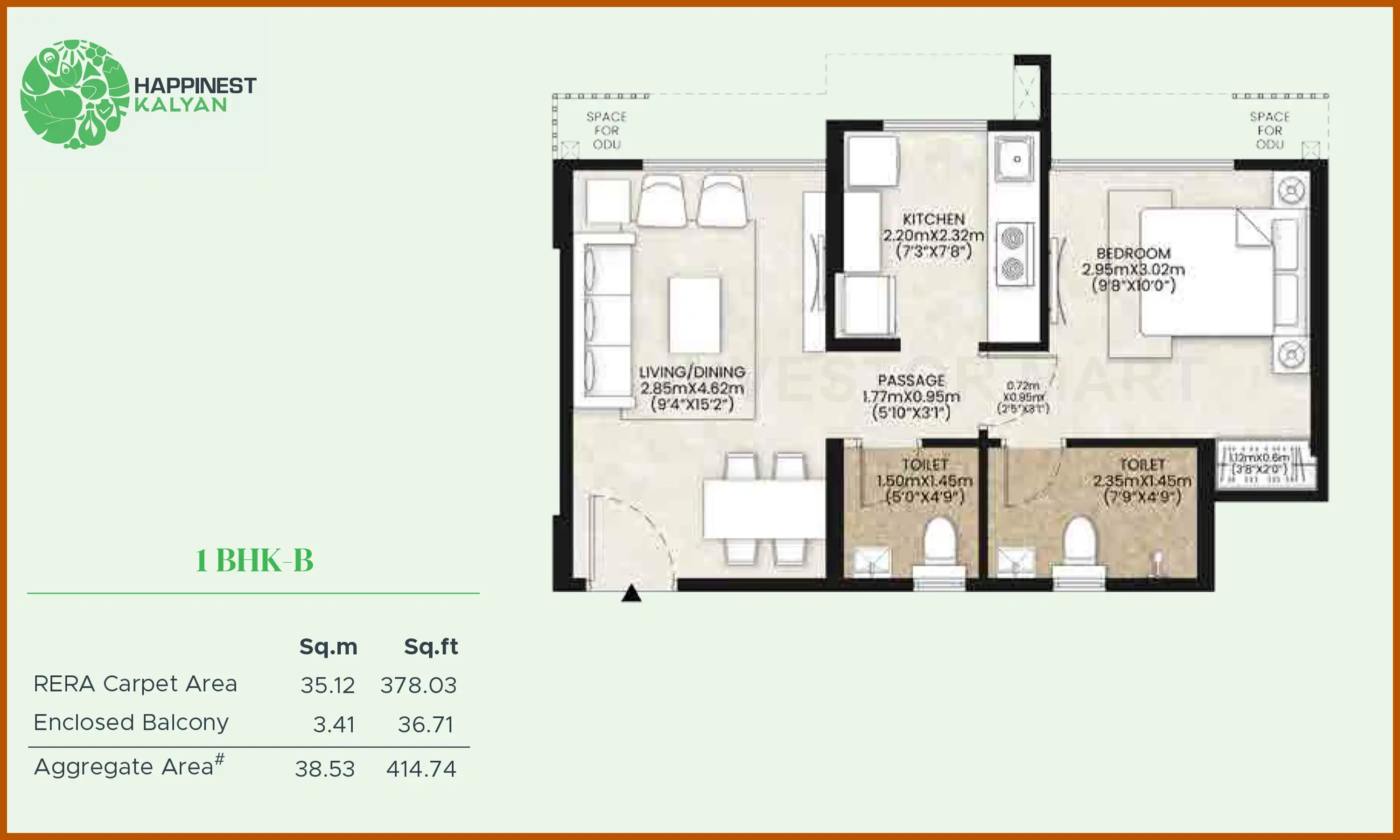 415 Sqft
