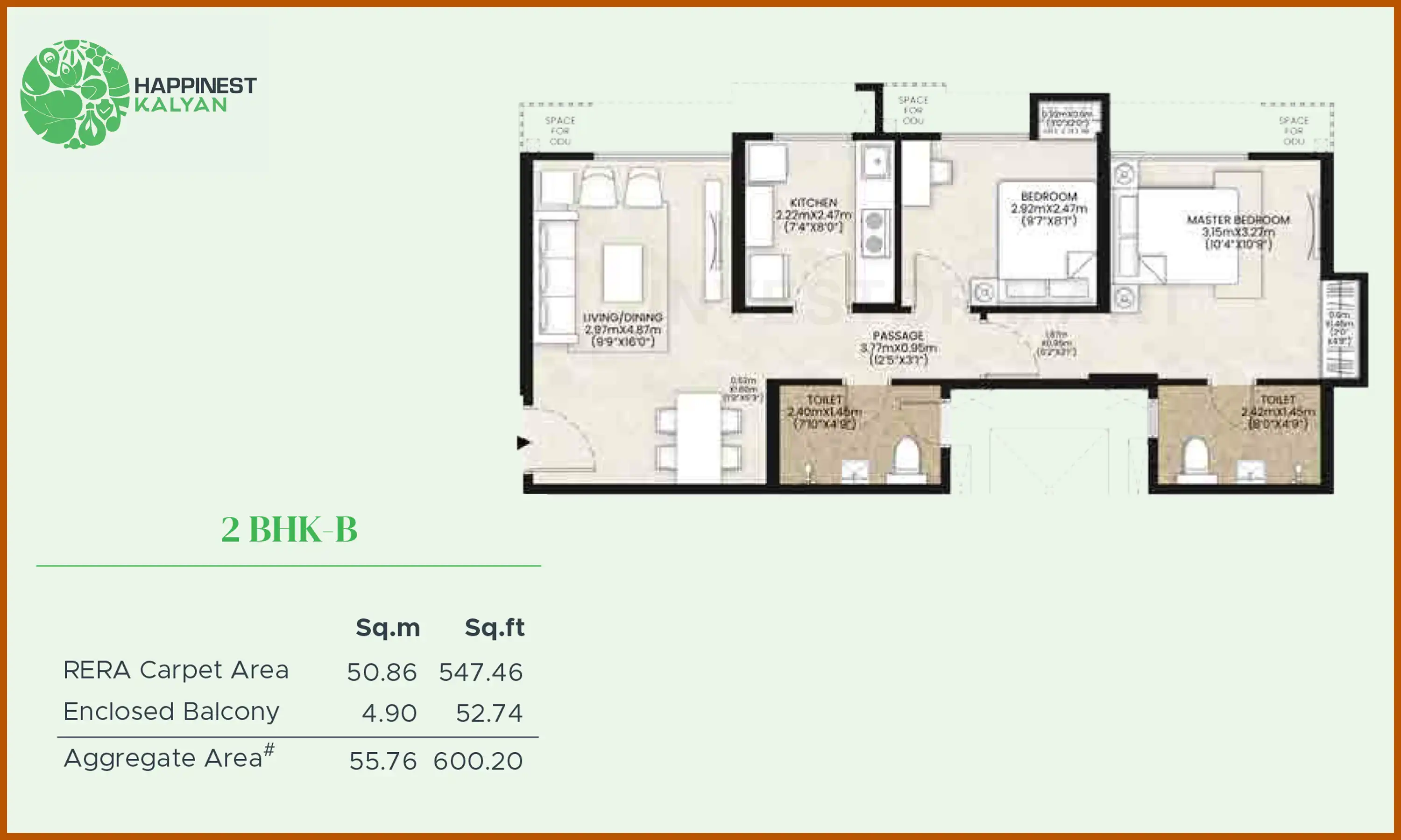 621 Sqft