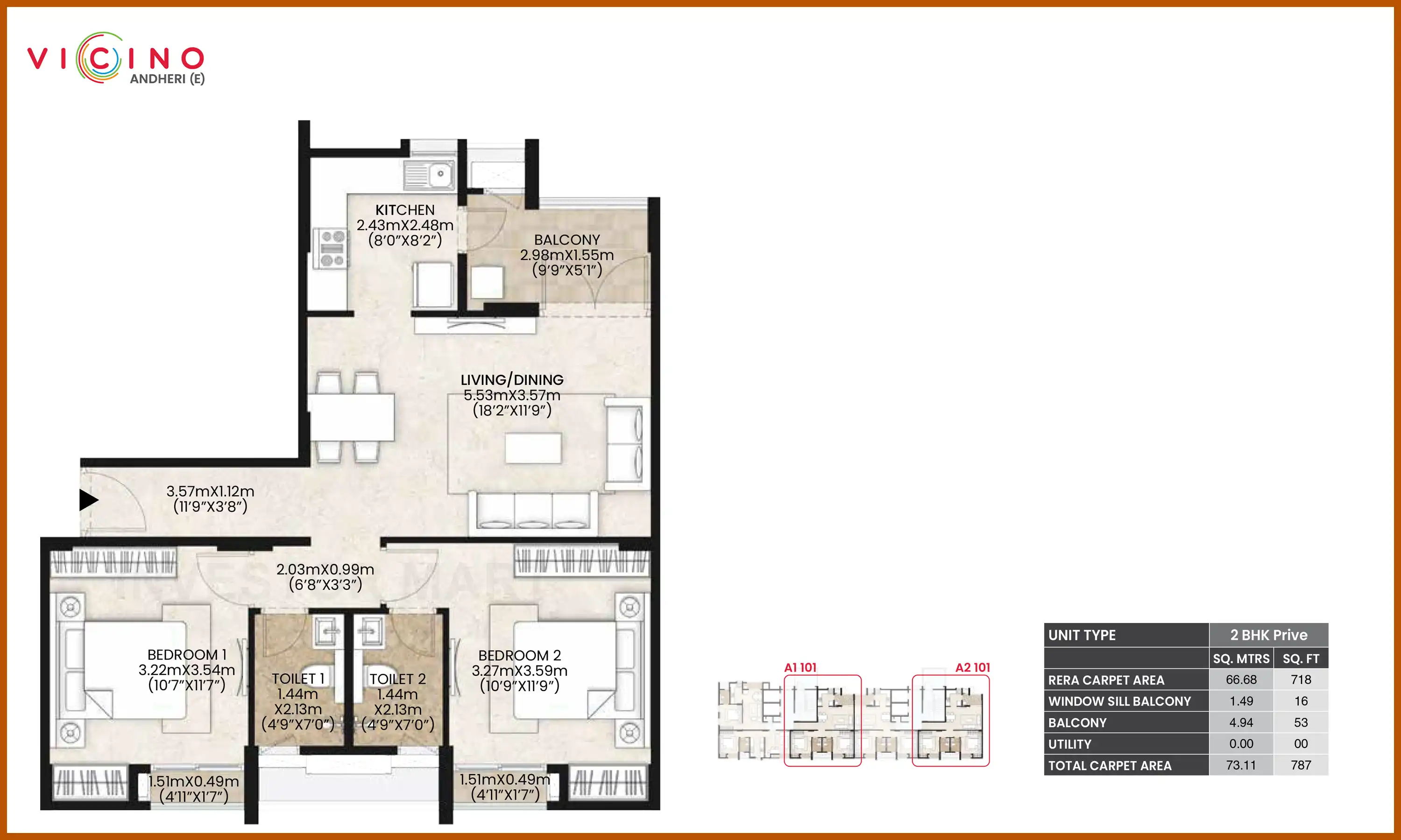 787 Sqft