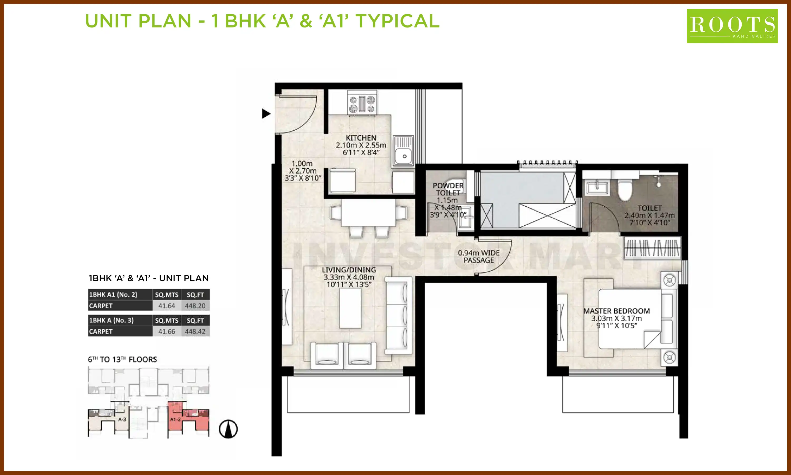 448 Sqft