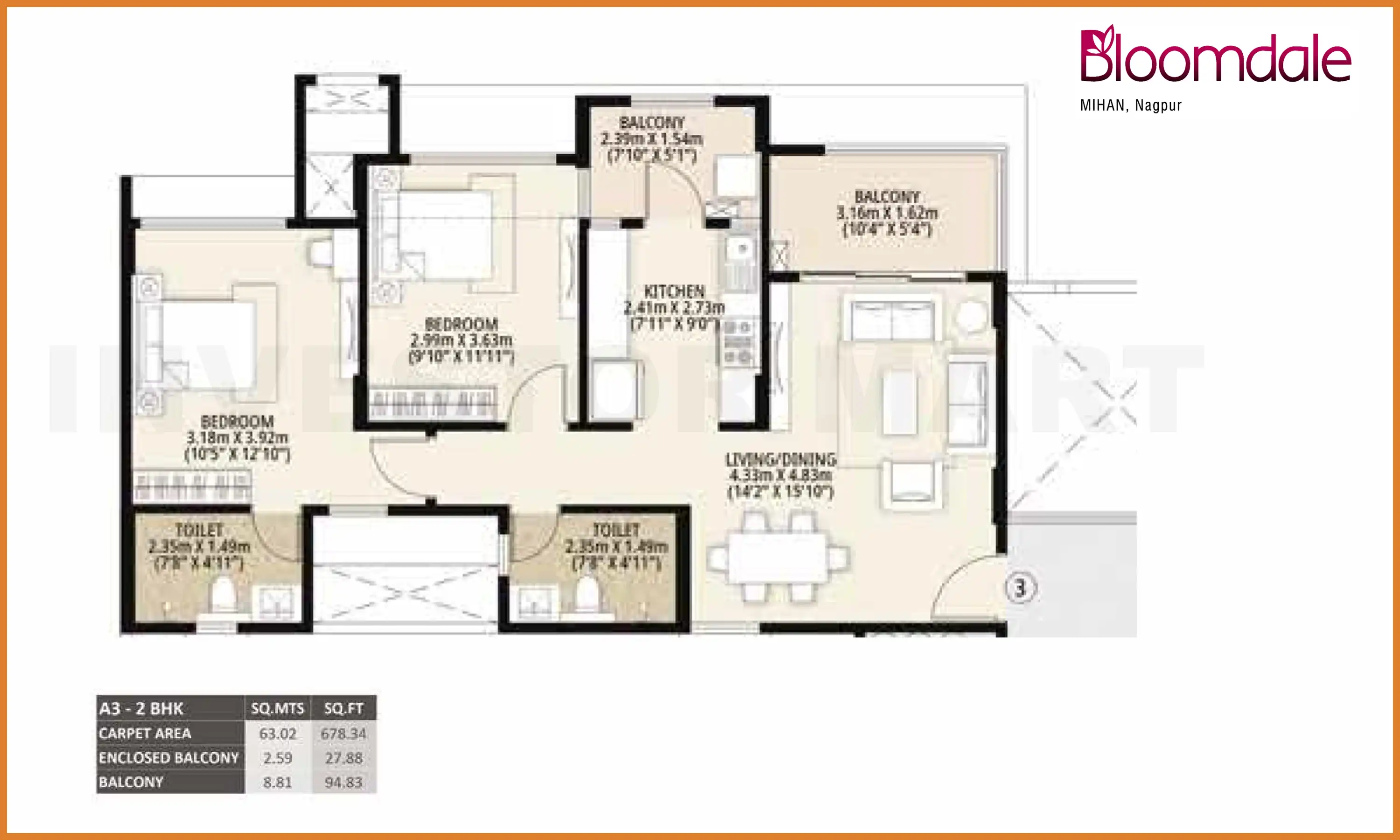 679 Sqft