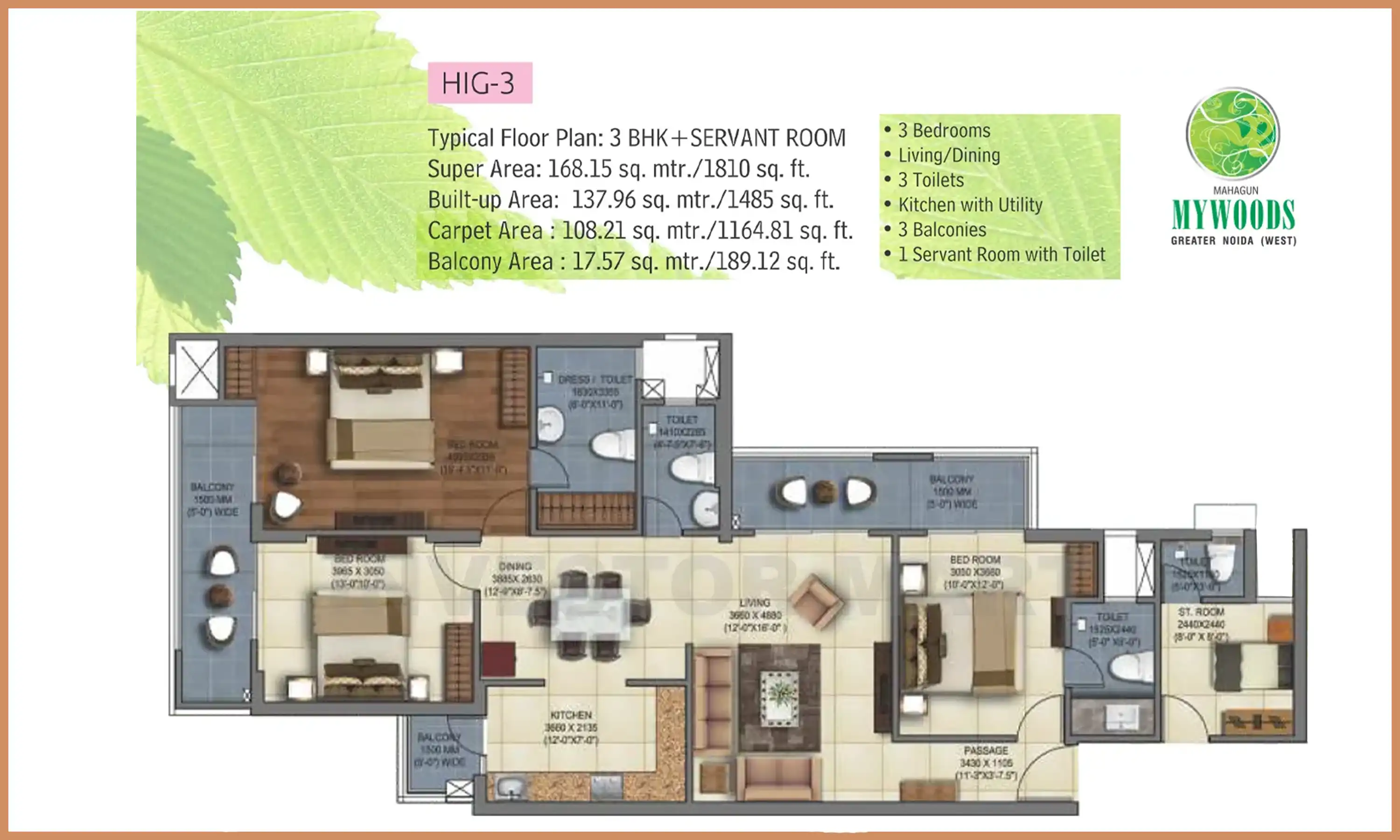 1810 Sqft