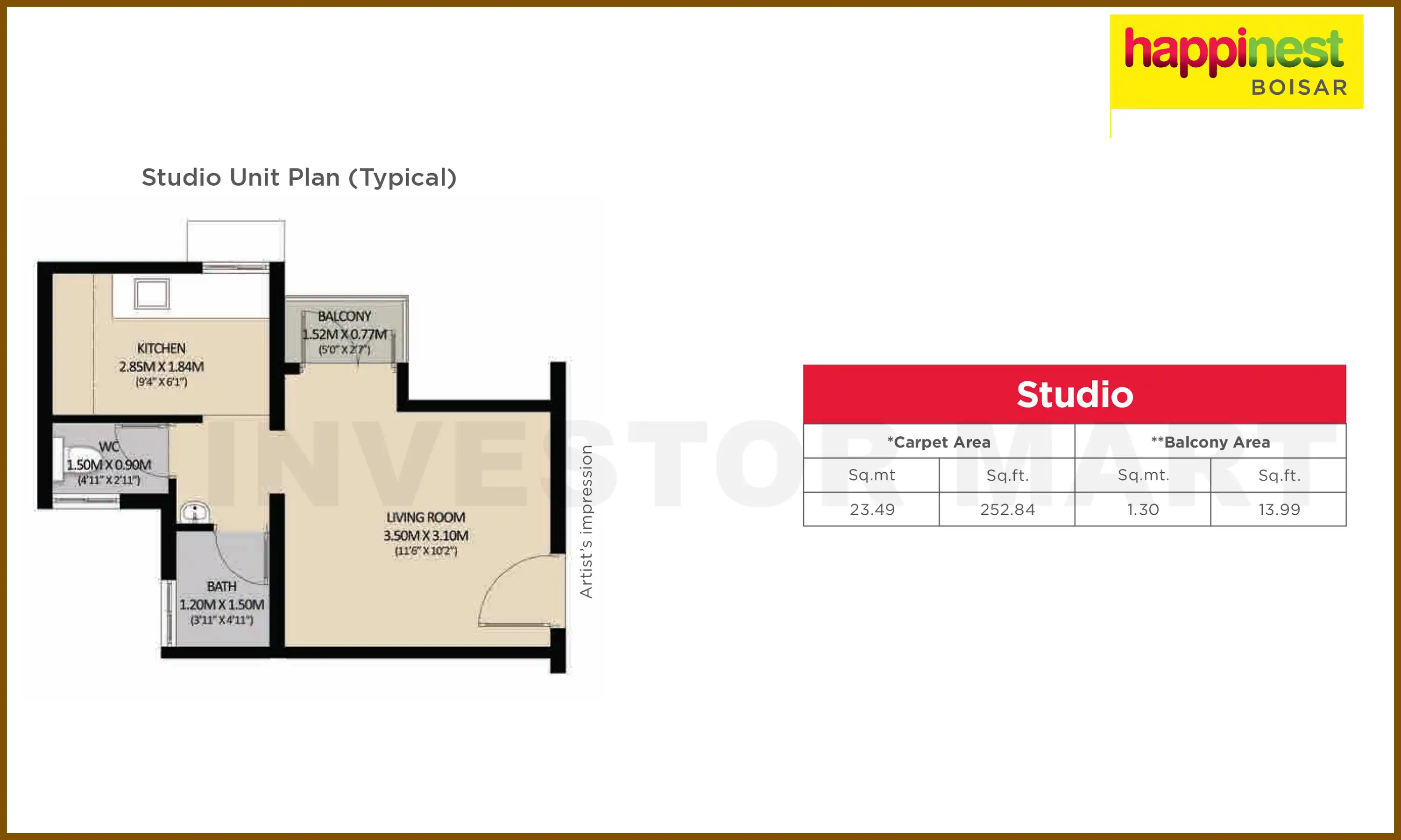 253 Sqft
