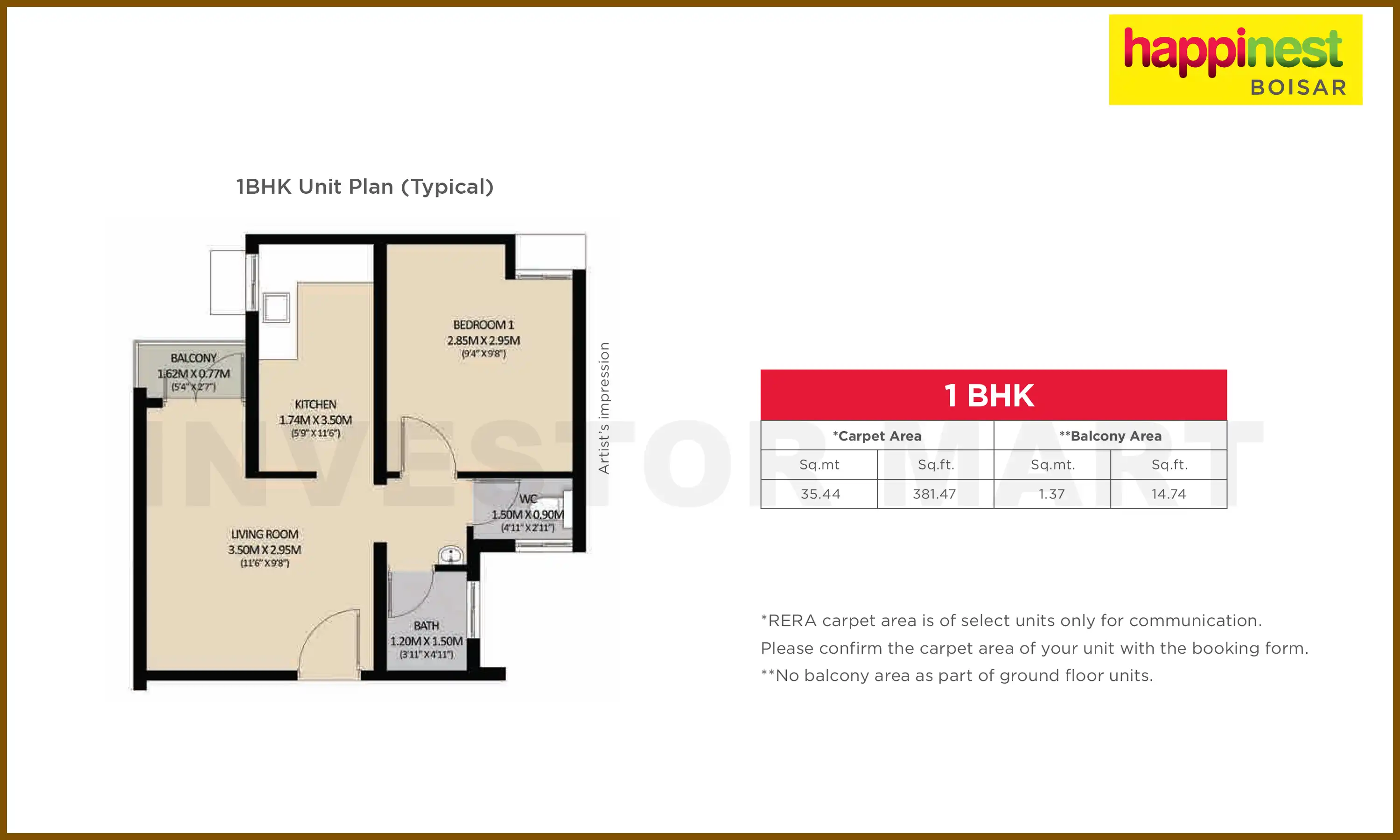 382 Sqft