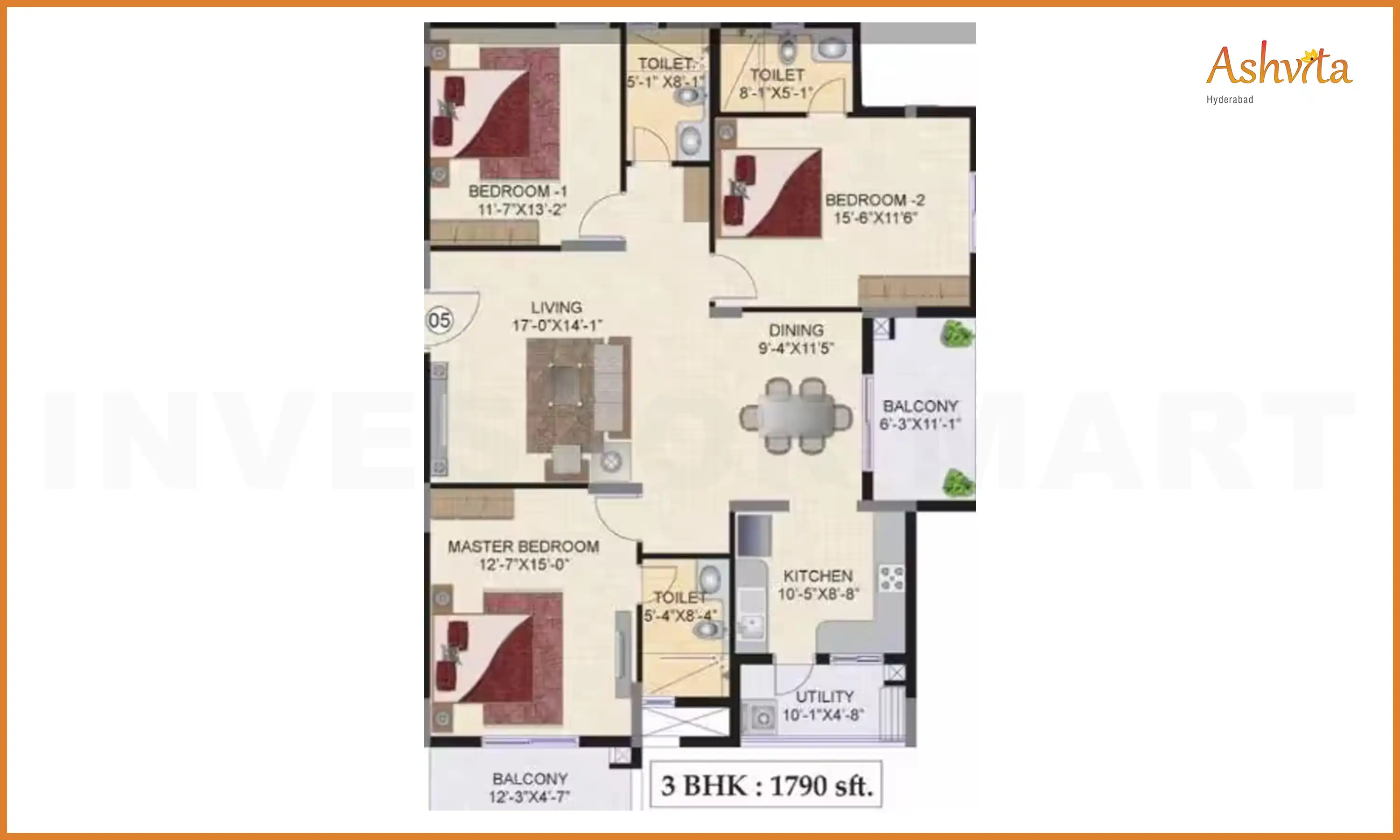 1790 Sqft