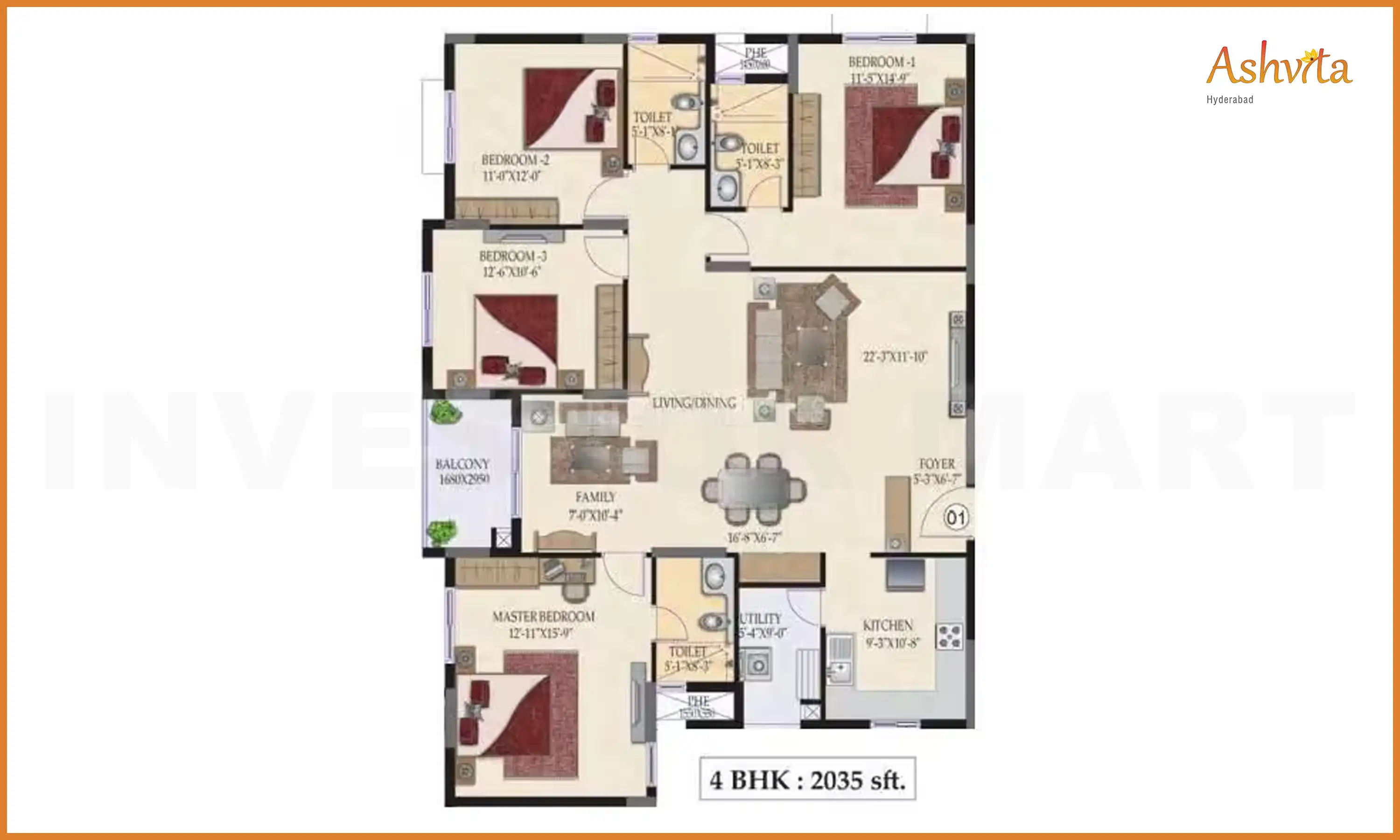 2035 Sqft