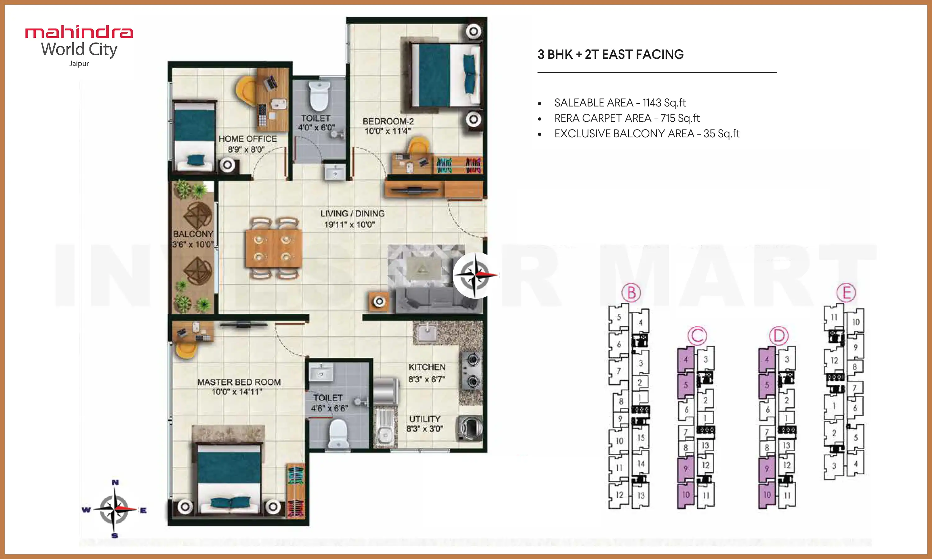 1143 Sqft