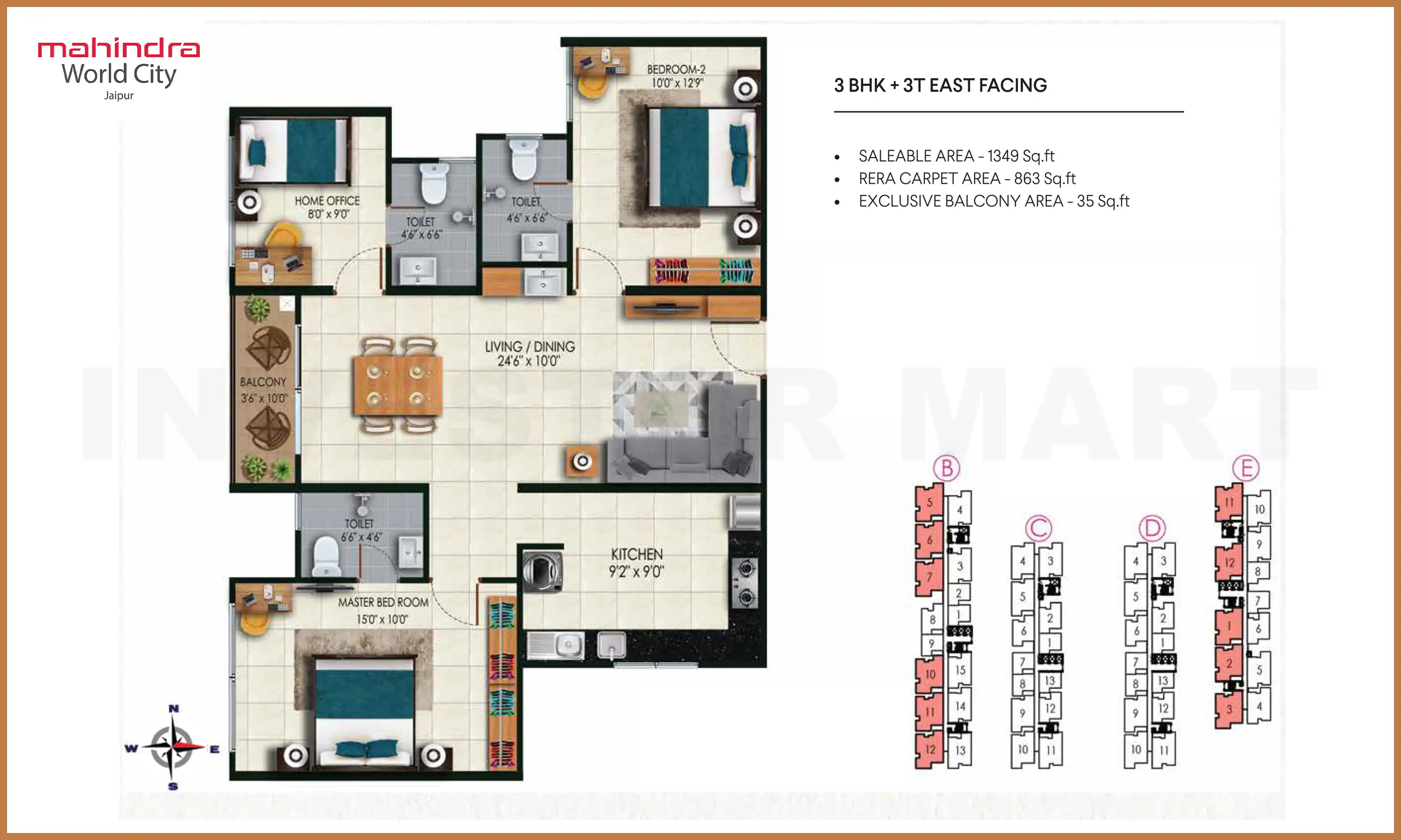 1349 Sqft