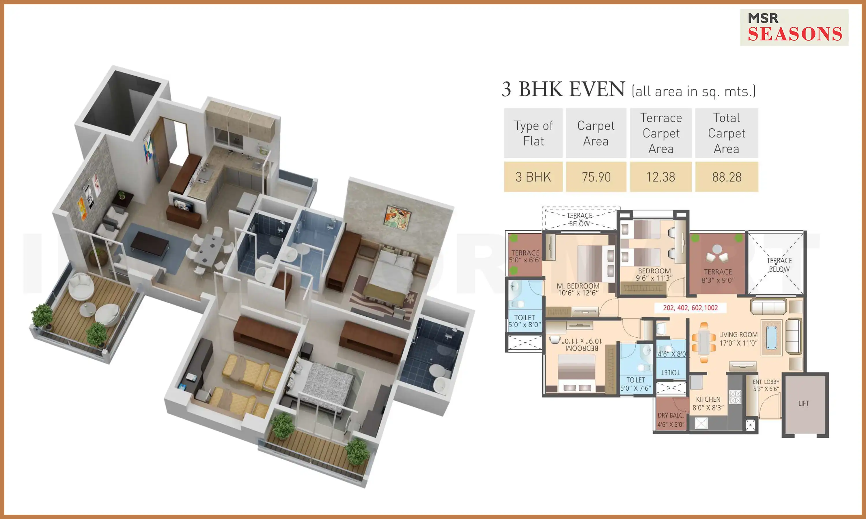 89 Sqft