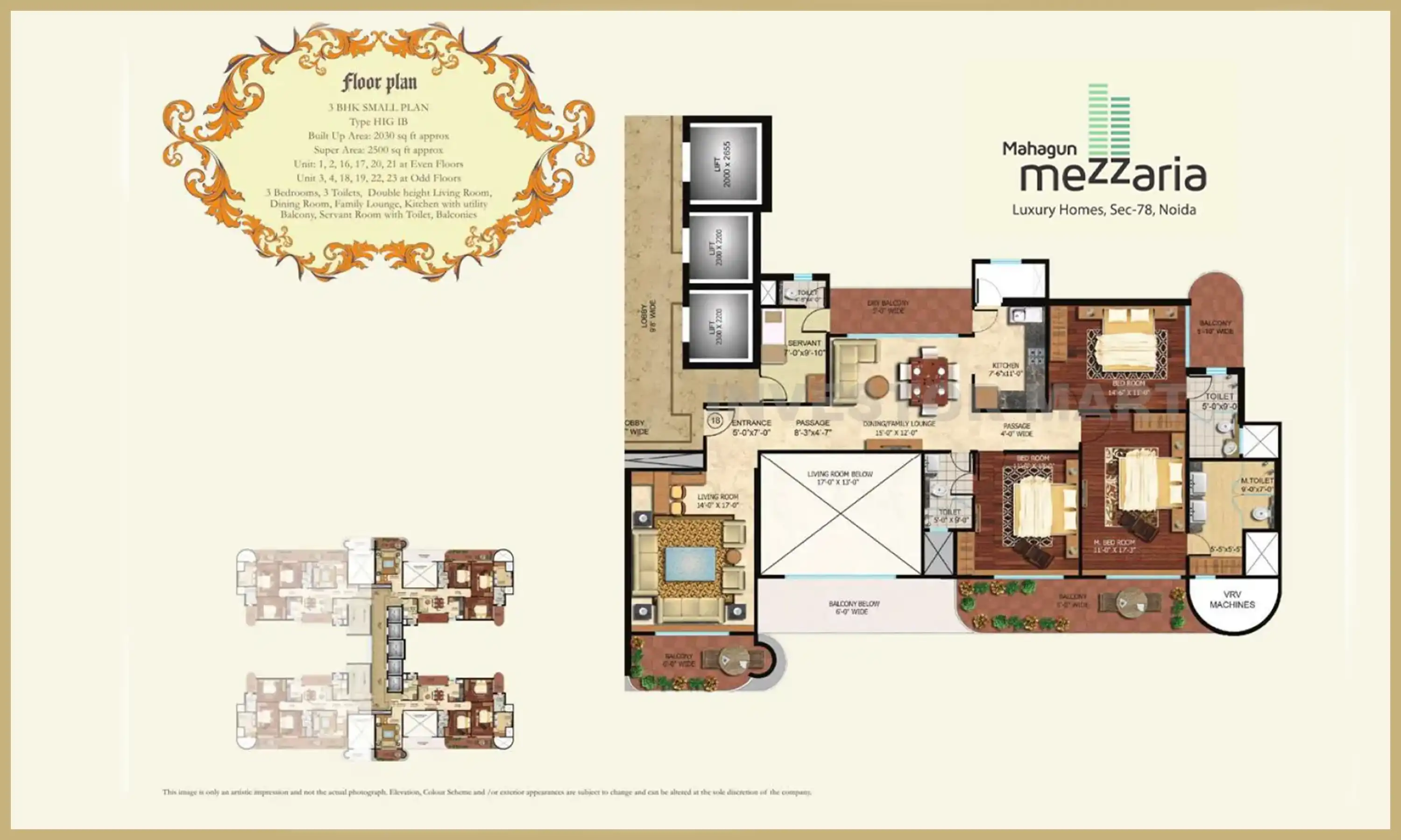 2500 Sqft
